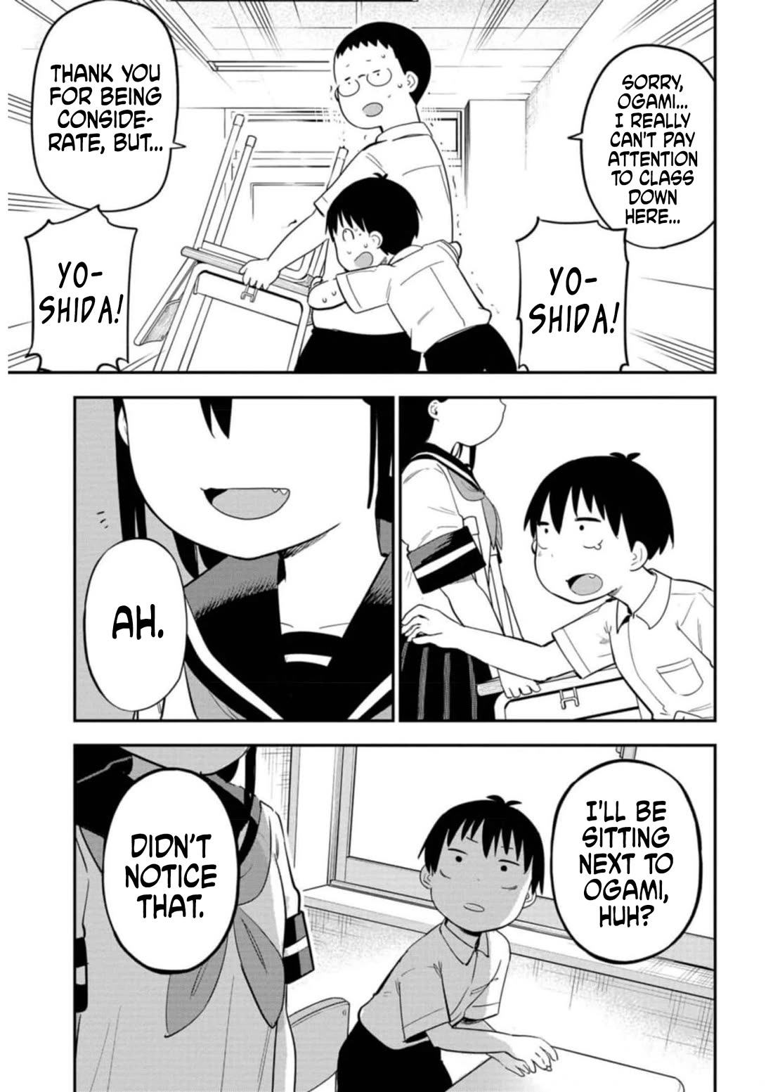 Ōkami-kun wa Hayakawa-san ni katenai chapter 14 page 9