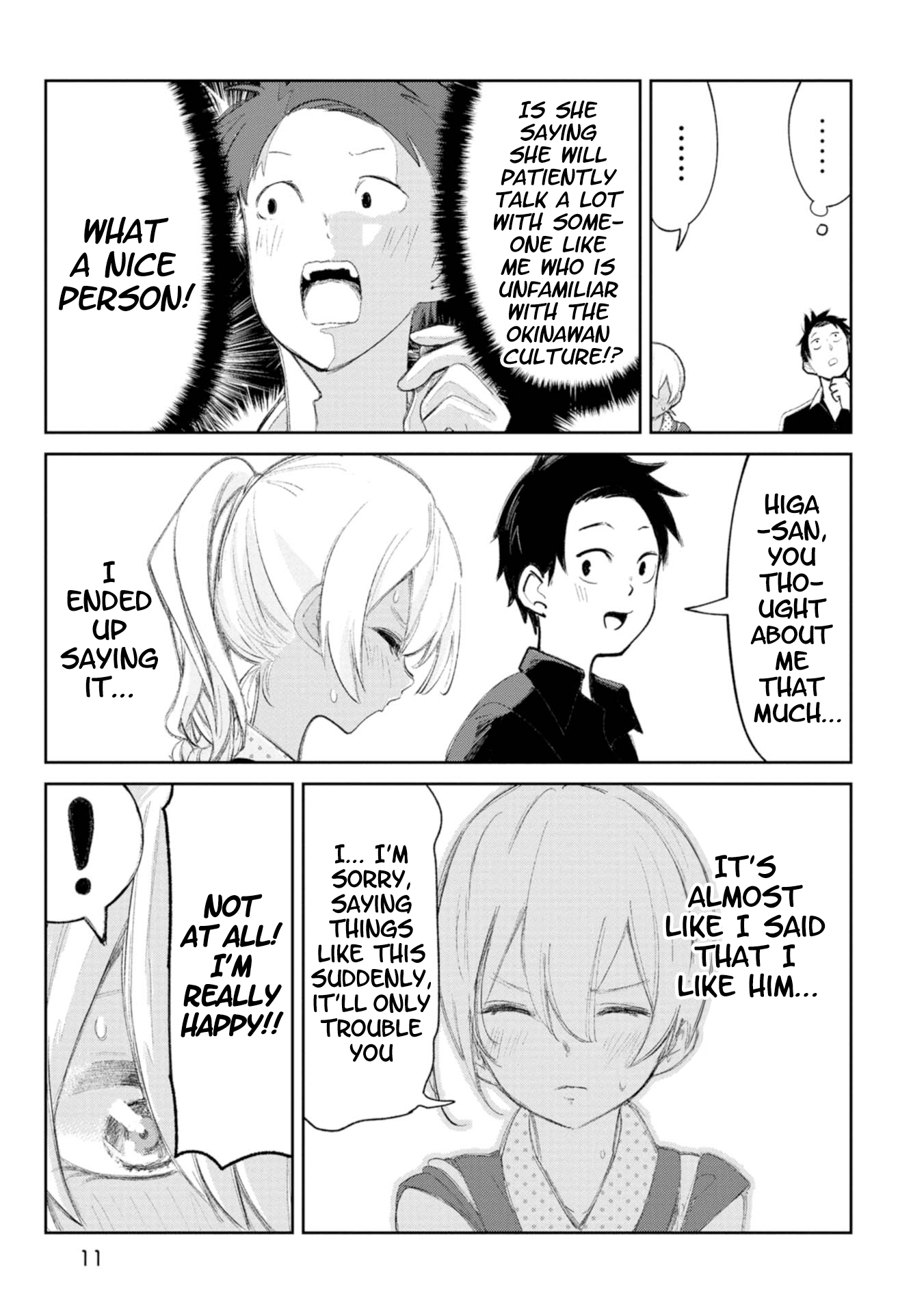 Okinawa de Suki ni Natta Ko ga Hougen Sugite Tsura Sugiru chapter 12 page 10