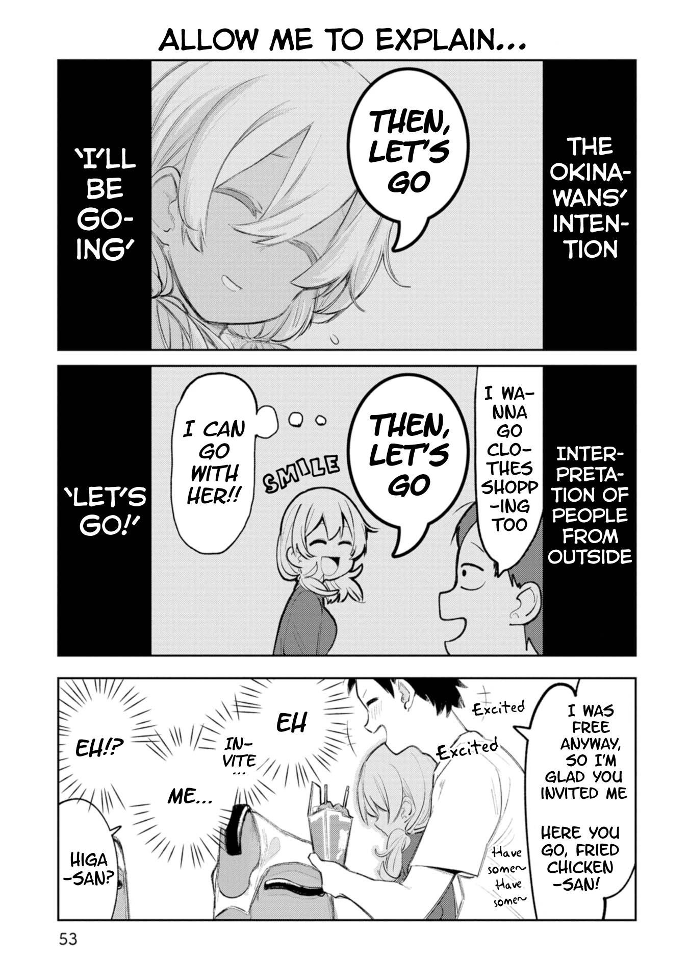 Okinawa de Suki ni Natta Ko ga Hougen Sugite Tsura Sugiru chapter 15 page 11