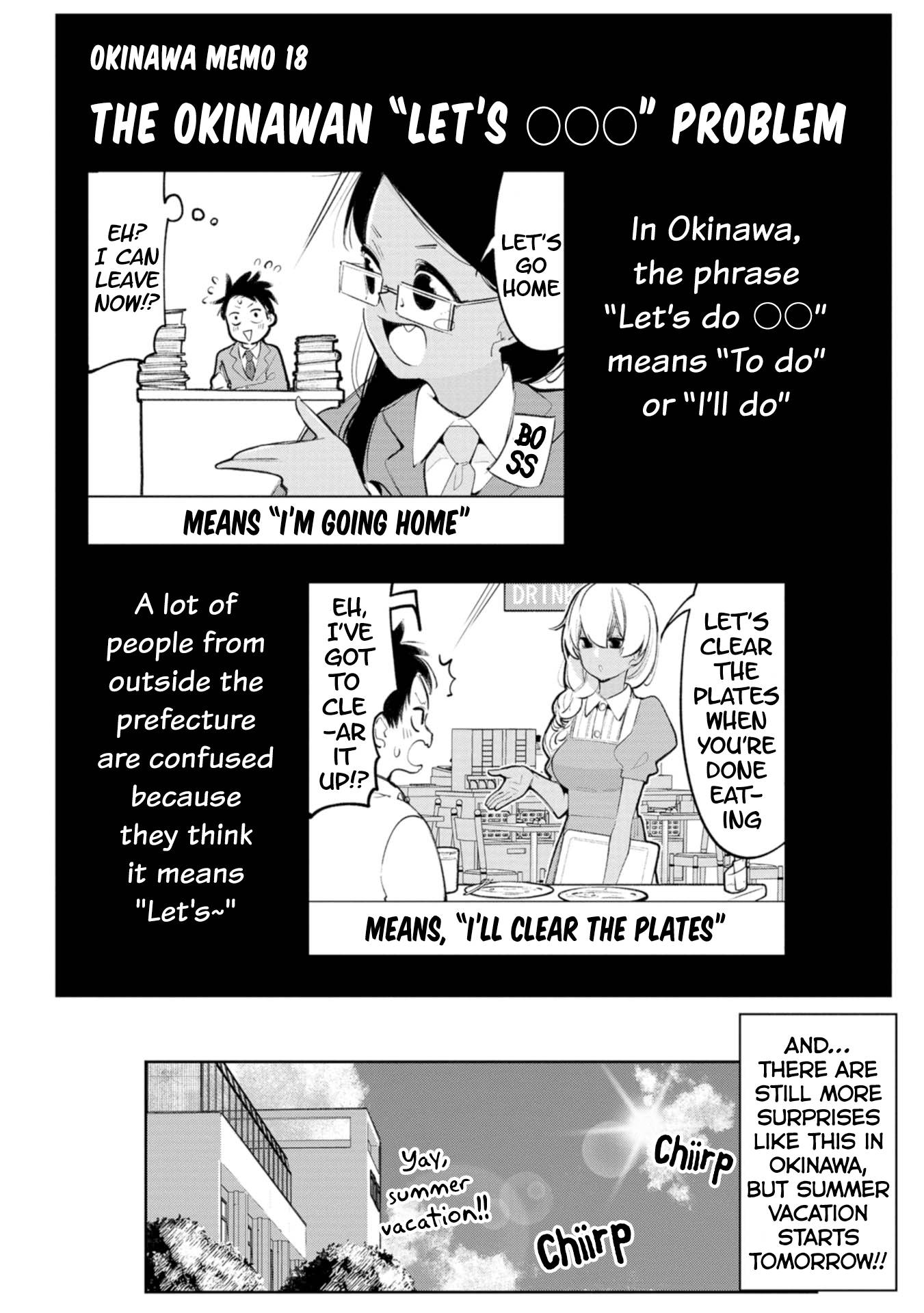 Okinawa de Suki ni Natta Ko ga Hougen Sugite Tsura Sugiru chapter 15 page 2