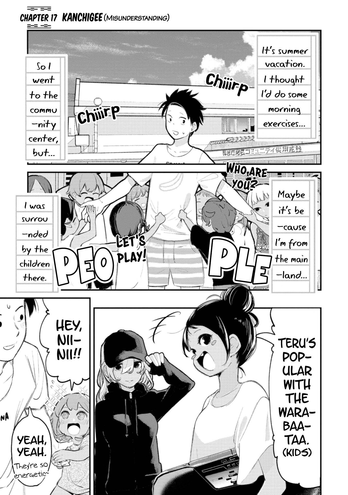 Okinawa de Suki ni Natta Ko ga Hougen Sugite Tsura Sugiru chapter 17 page 1