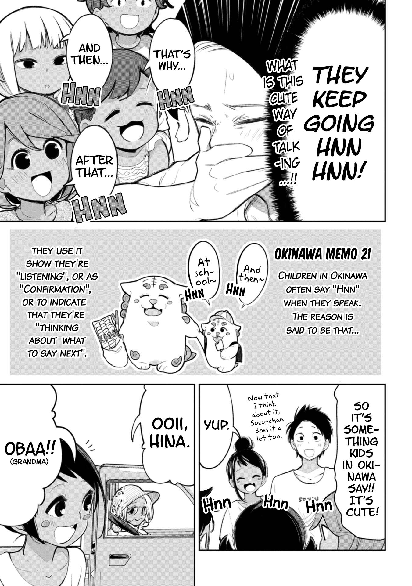 Okinawa de Suki ni Natta Ko ga Hougen Sugite Tsura Sugiru chapter 17 page 3