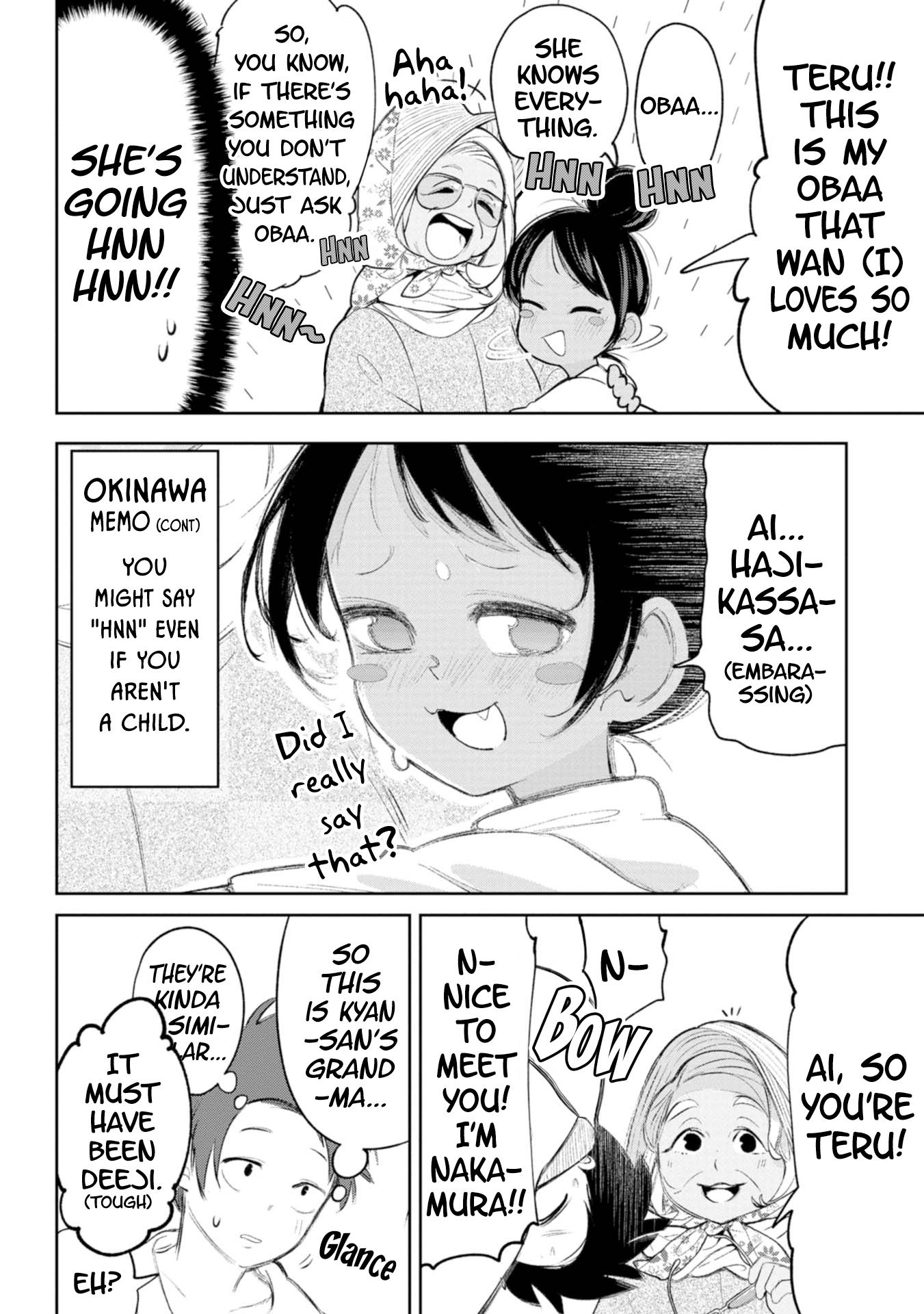 Okinawa de Suki ni Natta Ko ga Hougen Sugite Tsura Sugiru chapter 17 page 4