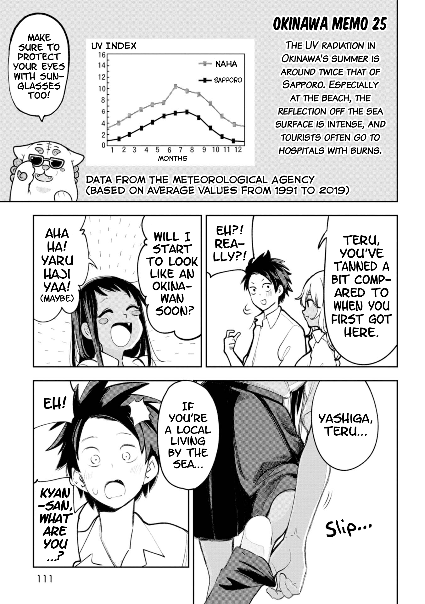 Okinawa de Suki ni Natta Ko ga Hougen Sugite Tsura Sugiru chapter 19.5 page 3