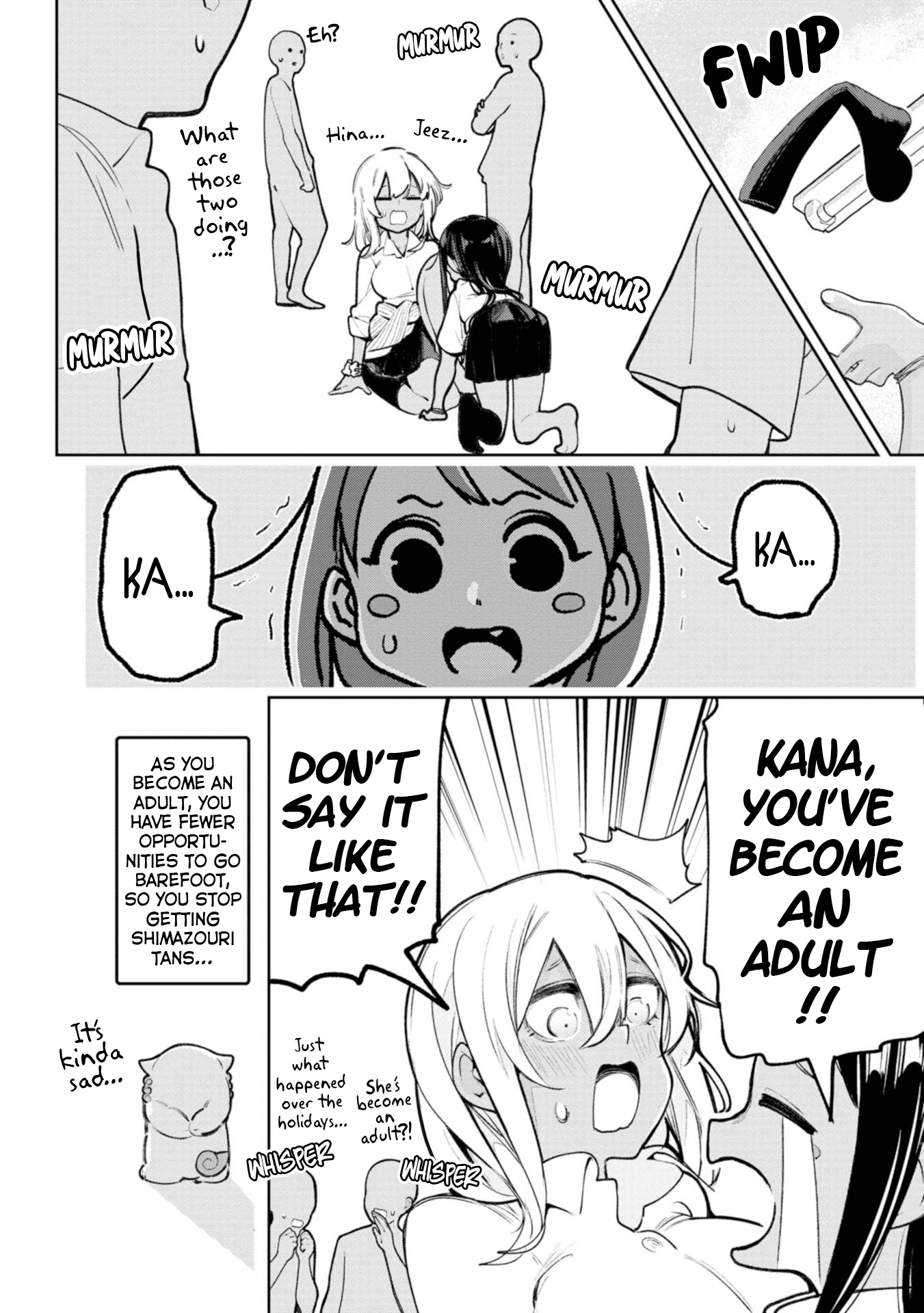 Okinawa de Suki ni Natta Ko ga Hougen Sugite Tsura Sugiru chapter 19.5 page 6