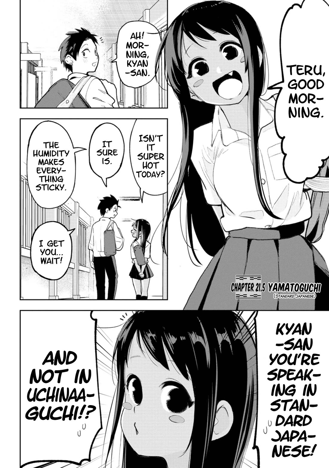 Okinawa de Suki ni Natta Ko ga Hougen Sugite Tsura Sugiru chapter 21.5 page 1