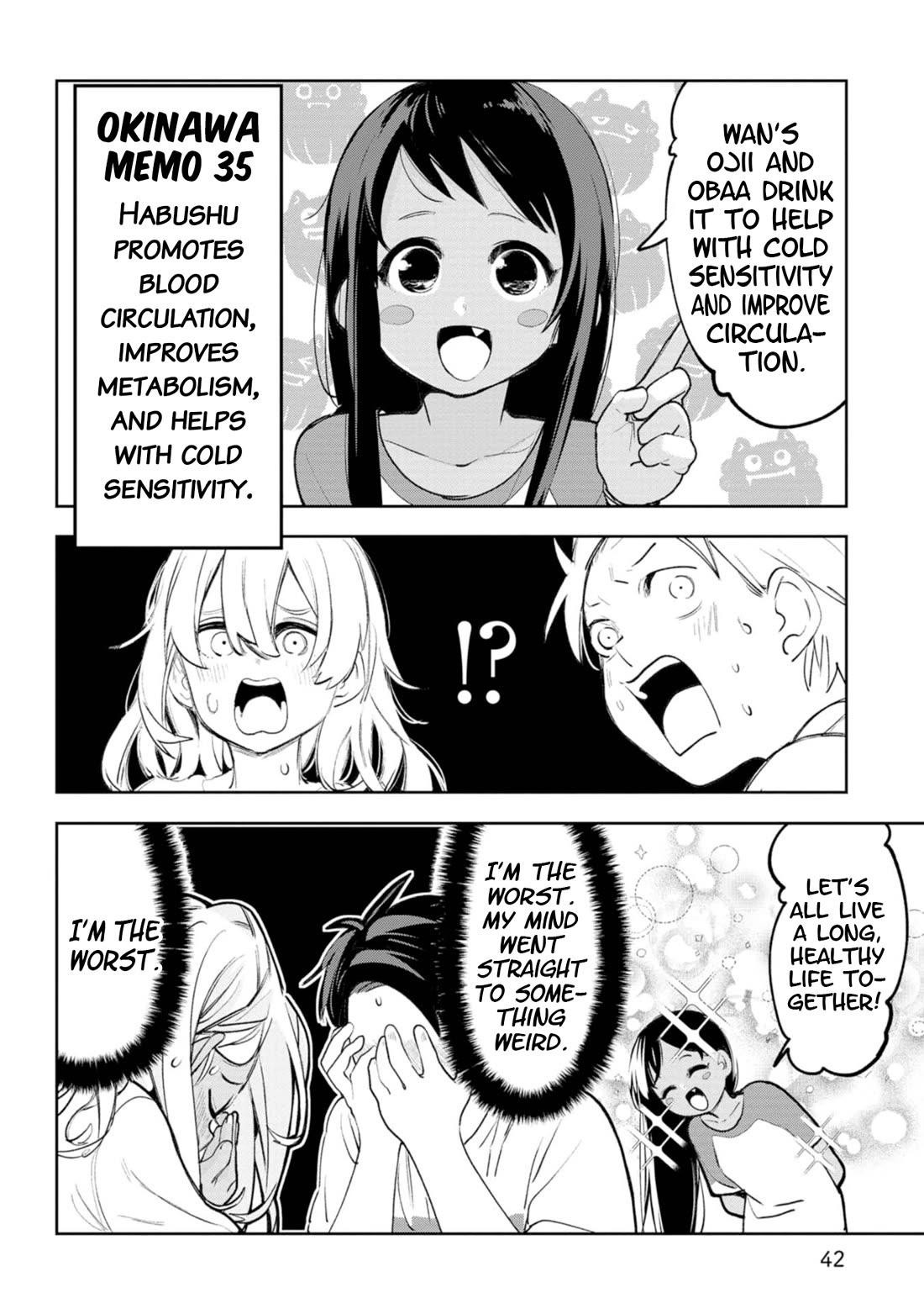 Okinawa de Suki ni Natta Ko ga Hougen Sugite Tsura Sugiru chapter 22 page 12