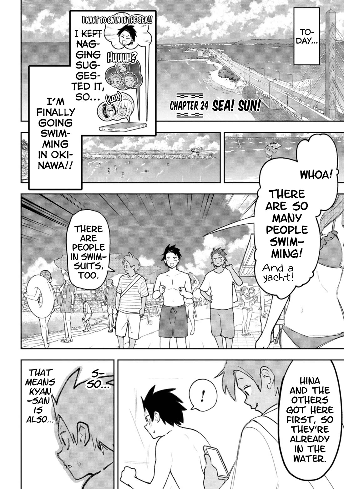 Okinawa de Suki ni Natta Ko ga Hougen Sugite Tsura Sugiru chapter 24 page 1