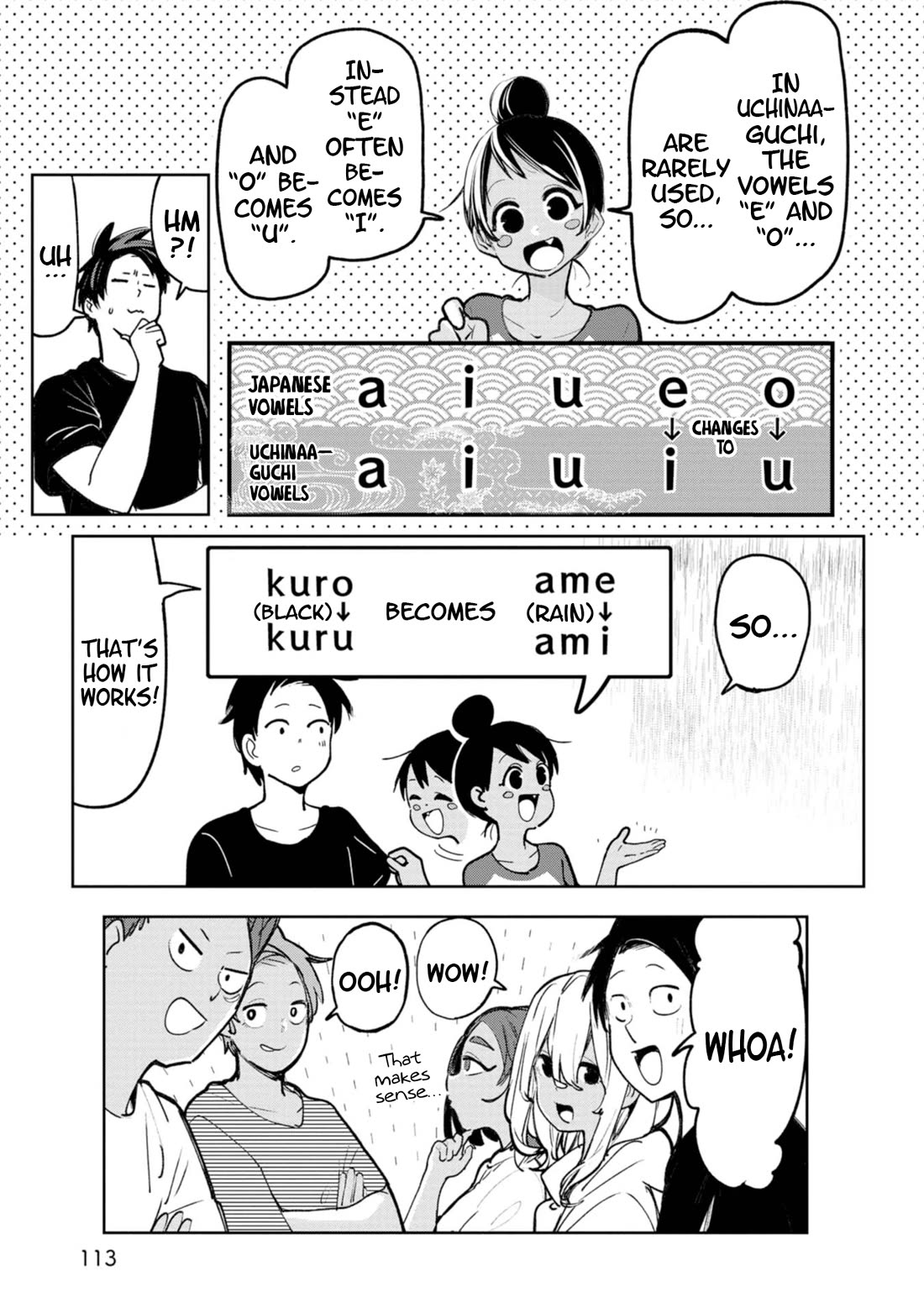 Okinawa de Suki ni Natta Ko ga Hougen Sugite Tsura Sugiru chapter 27 page 3