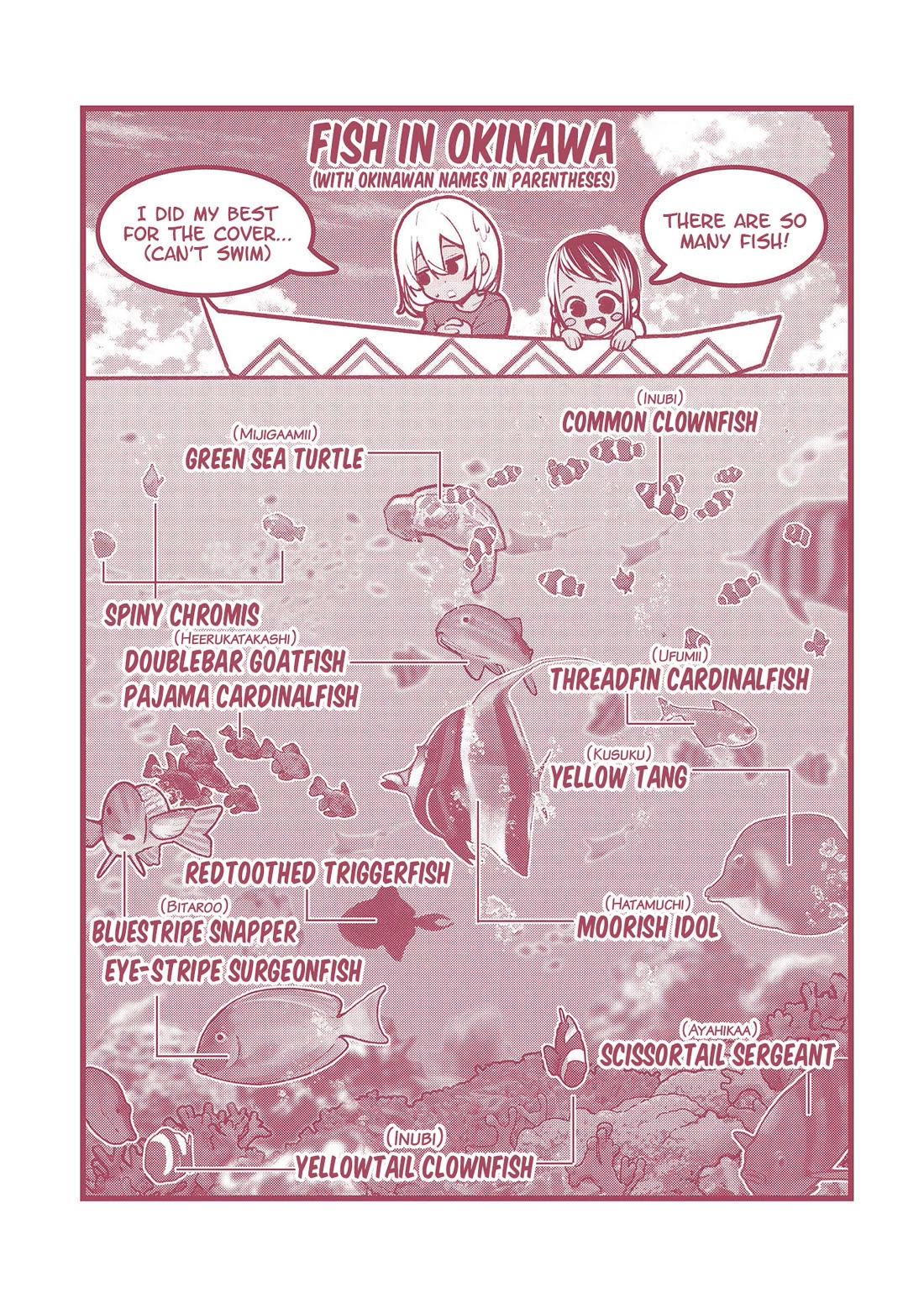 Okinawa de Suki ni Natta Ko ga Hougen Sugite Tsura Sugiru chapter 28.5 page 13