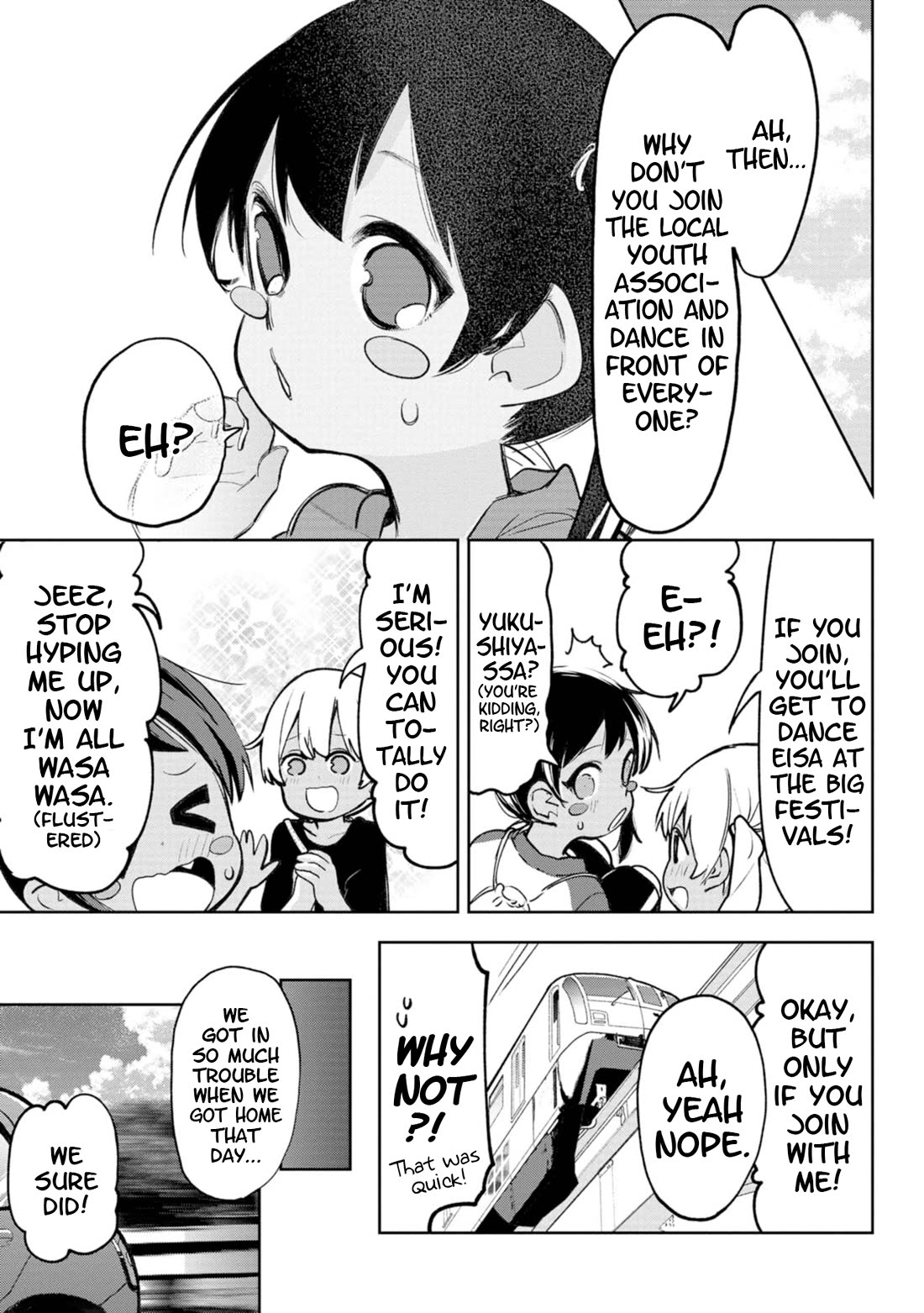 Okinawa de Suki ni Natta Ko ga Hougen Sugite Tsura Sugiru chapter 28.5 page 8