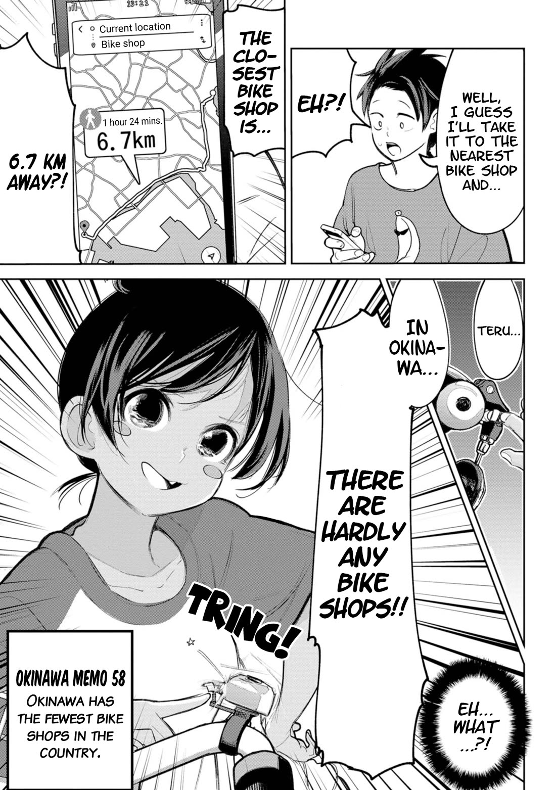 Okinawa de Suki ni Natta Ko ga Hougen Sugite Tsura Sugiru chapter 34 page 3