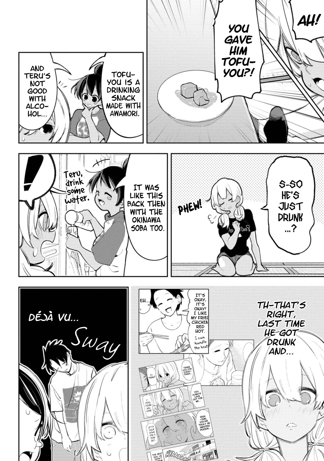 Okinawa de Suki ni Natta Ko ga Hougen Sugite Tsura Sugiru chapter 35 page 12