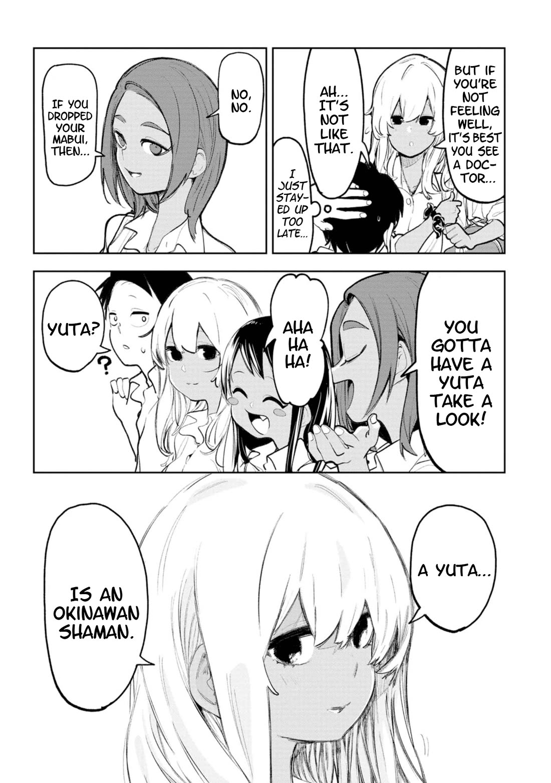 Okinawa de Suki ni Natta Ko ga Hougen Sugite Tsura Sugiru chapter 42 page 3