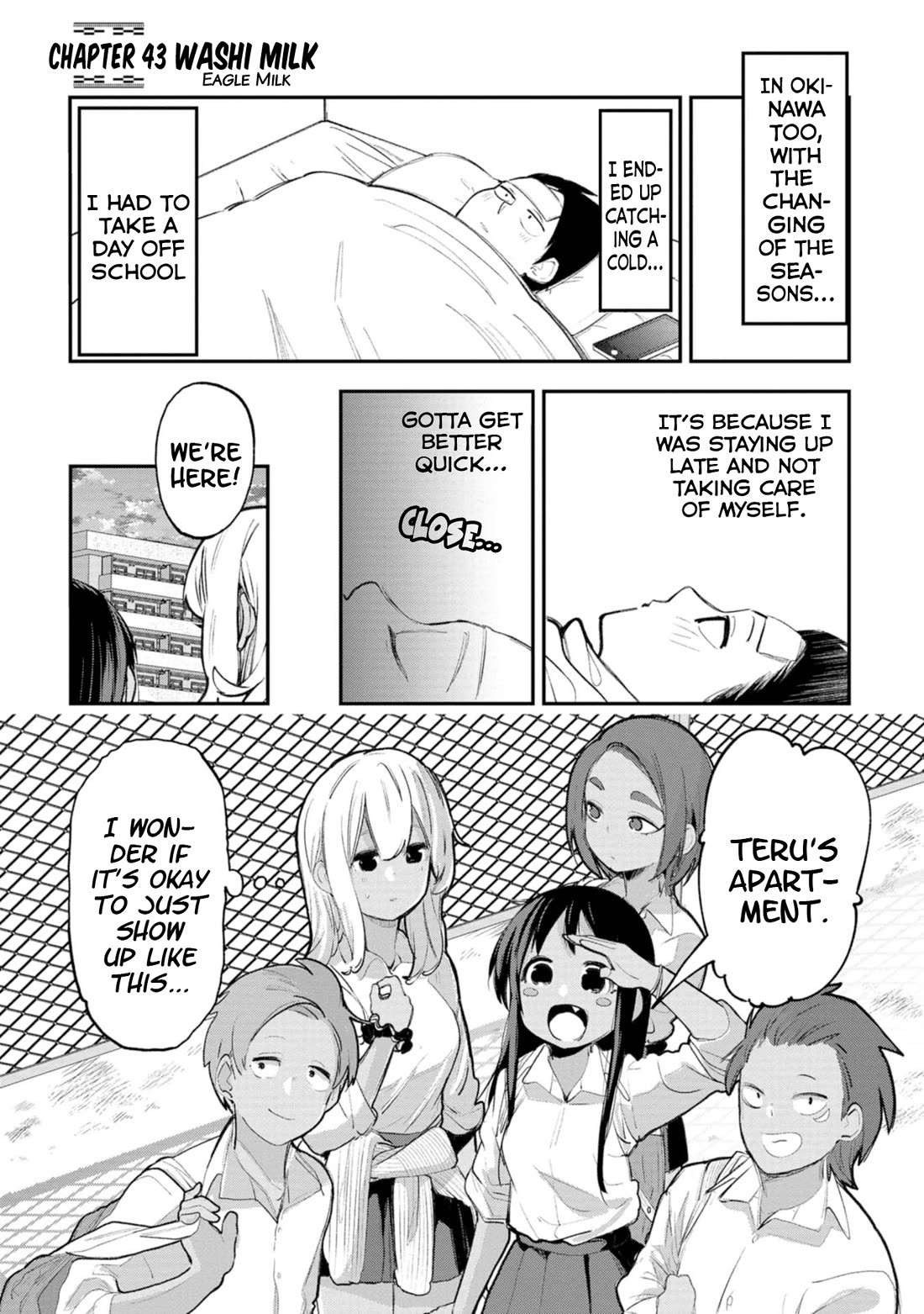 Okinawa de Suki ni Natta Ko ga Hougen Sugite Tsura Sugiru chapter 43 page 1