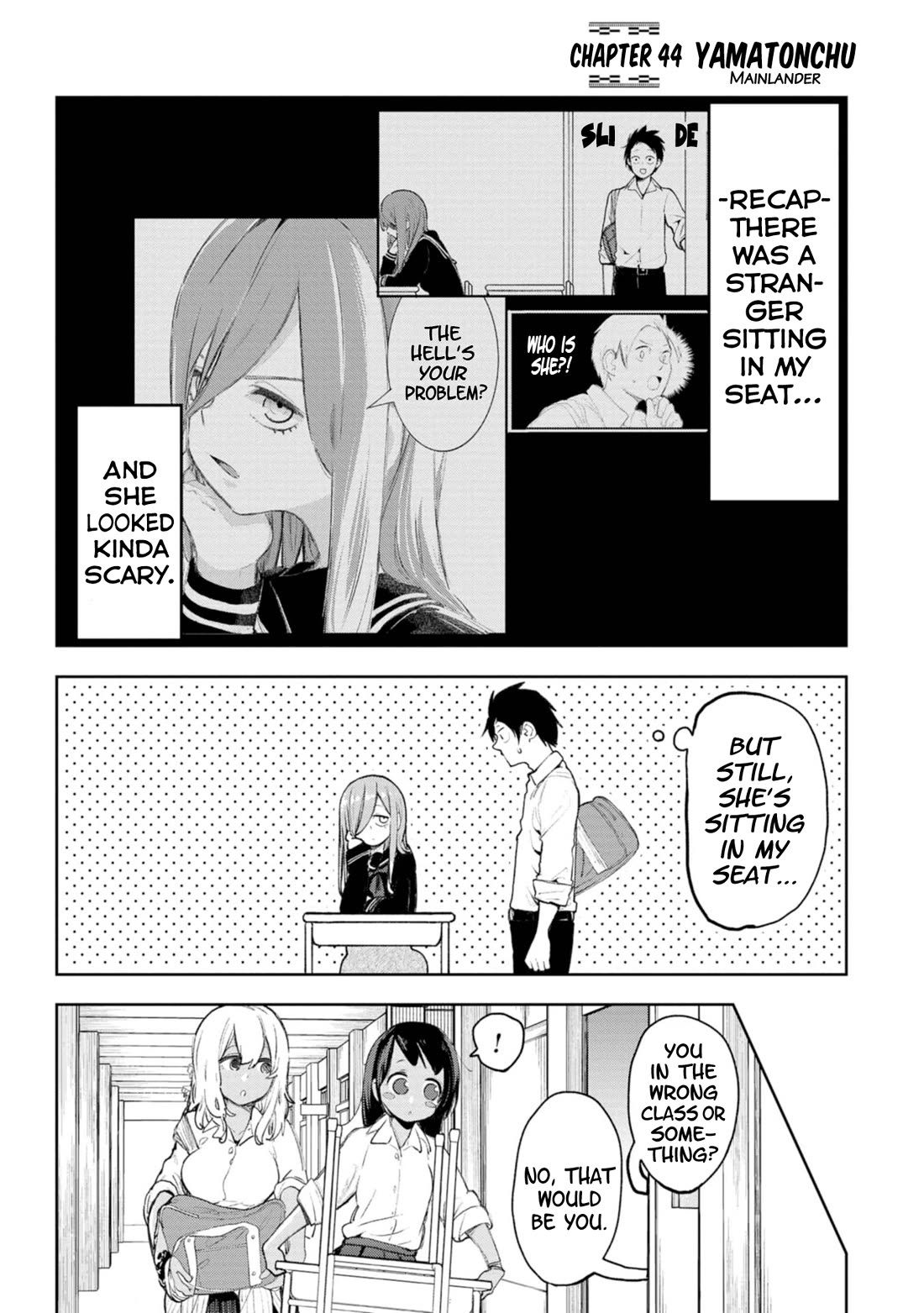 Okinawa de Suki ni Natta Ko ga Hougen Sugite Tsura Sugiru chapter 44 page 1