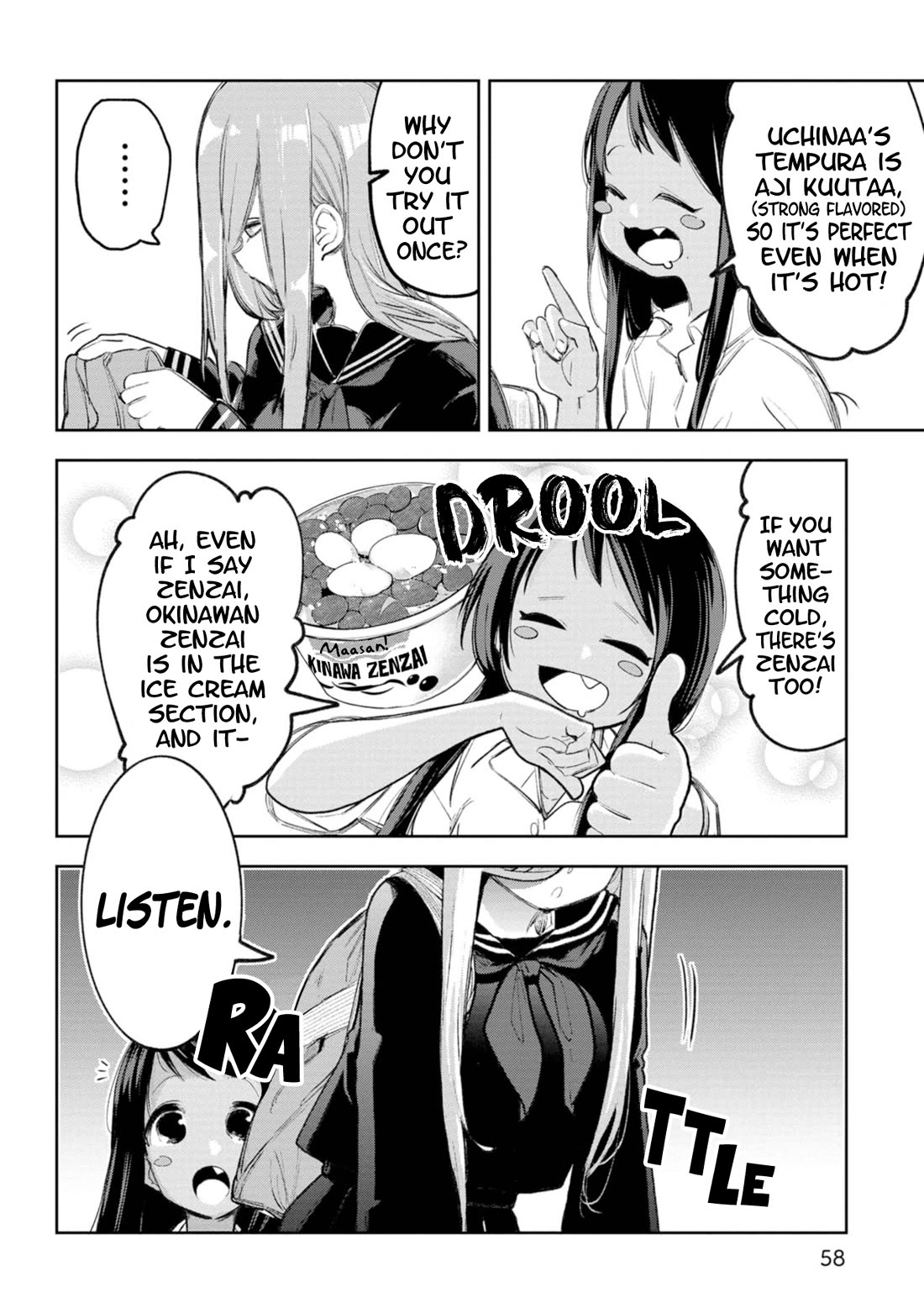 Okinawa de Suki ni Natta Ko ga Hougen Sugite Tsura Sugiru chapter 44 page 9