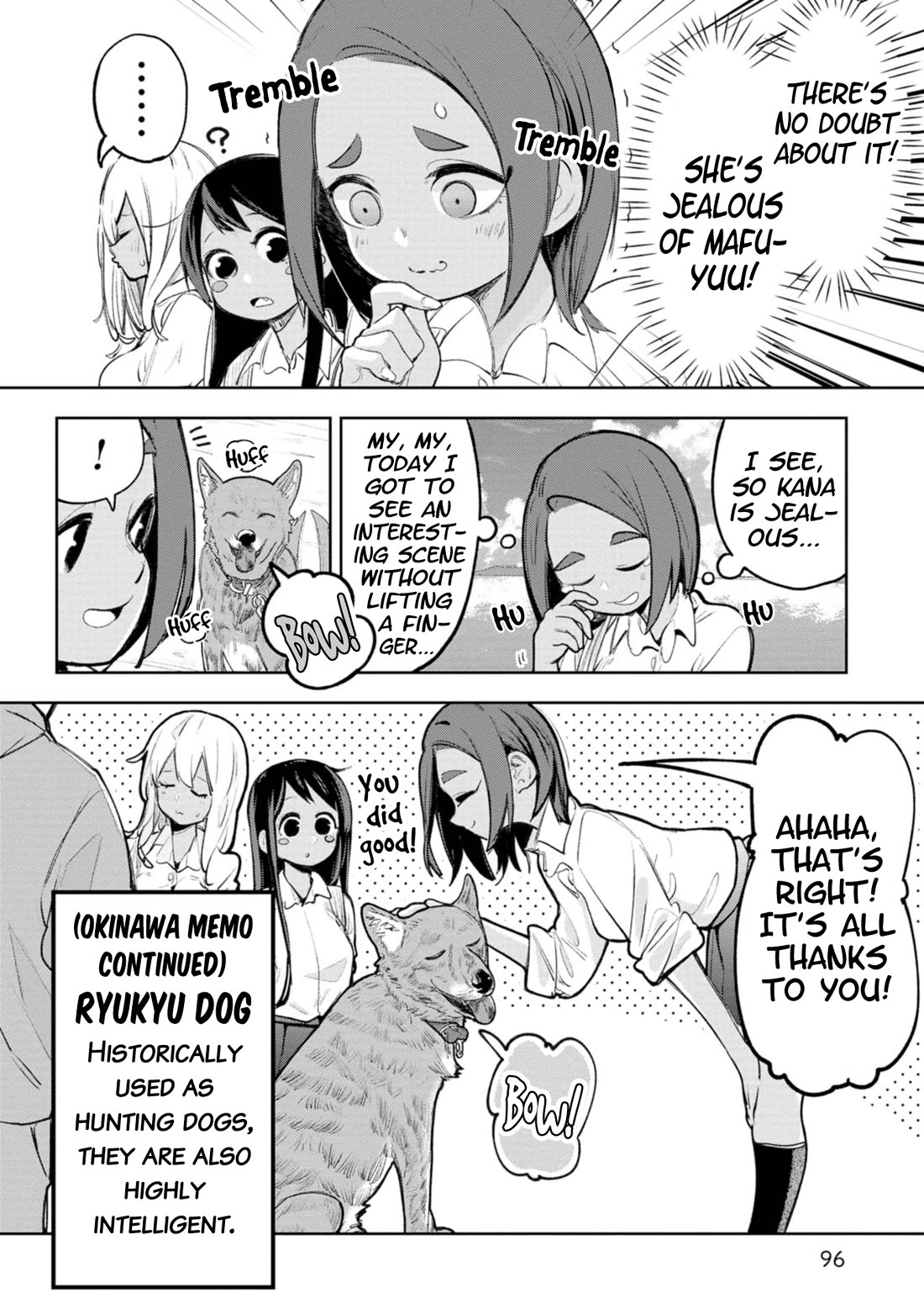 Okinawa de Suki ni Natta Ko ga Hougen Sugite Tsura Sugiru chapter 46 page 14