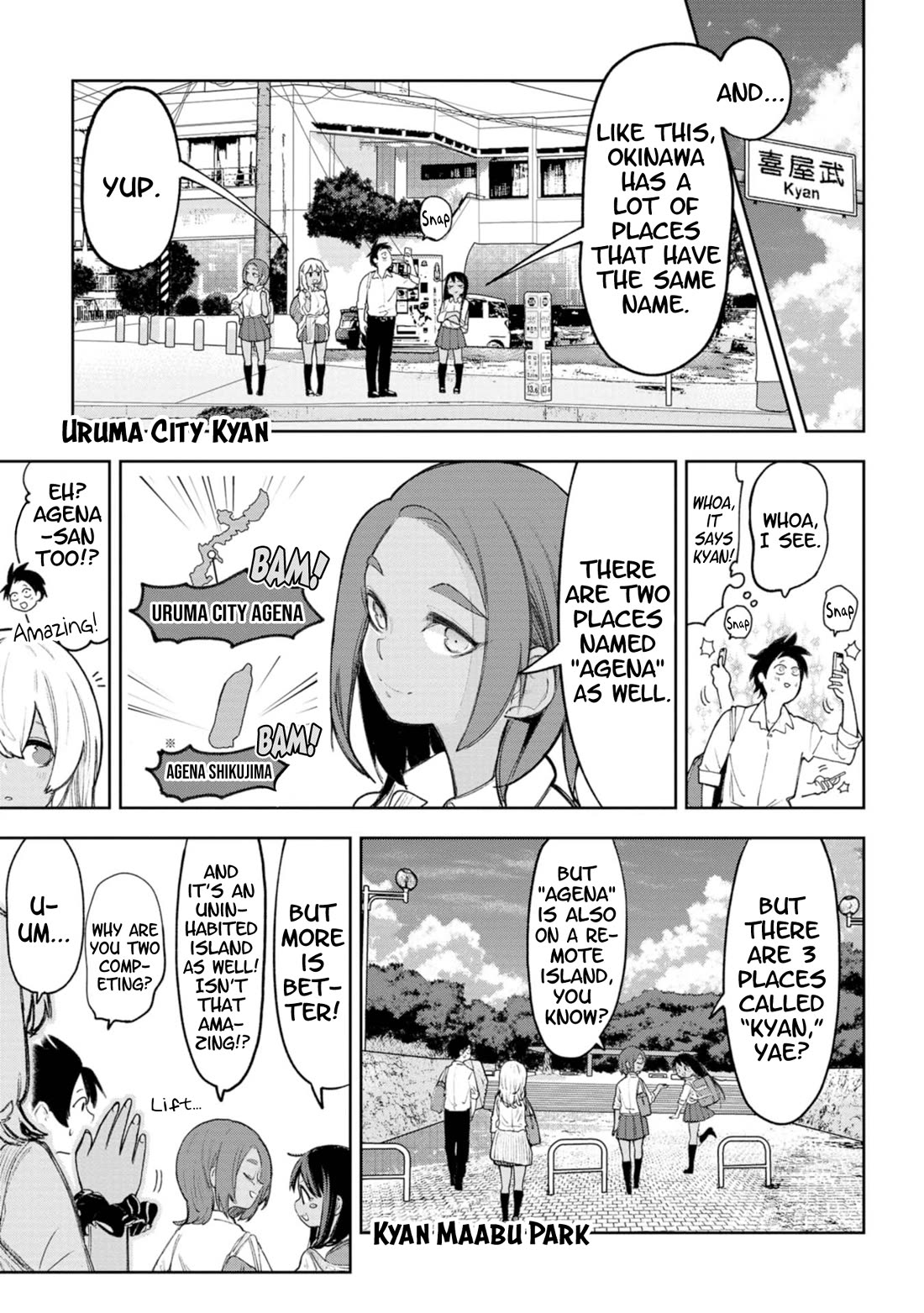 Okinawa de Suki ni Natta Ko ga Hougen Sugite Tsura Sugiru chapter 51 page 9
