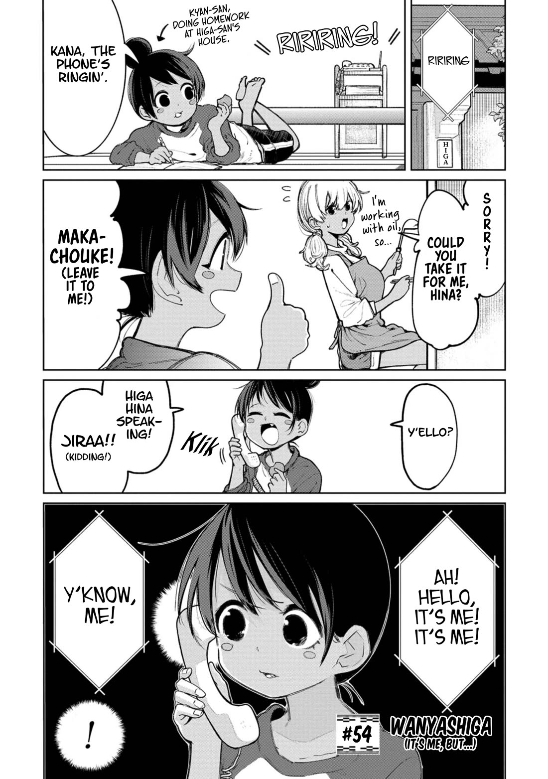 Okinawa de Suki ni Natta Ko ga Hougen Sugite Tsura Sugiru chapter 54 page 1