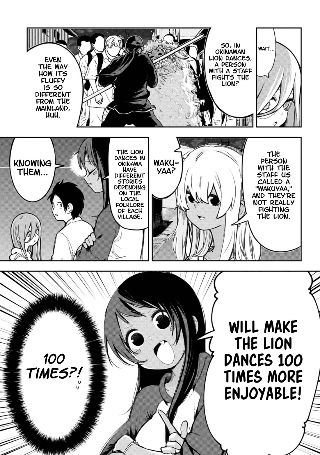 Okinawa de Suki ni Natta Ko ga Hougen Sugite Tsura Sugiru chapter 55 page 8