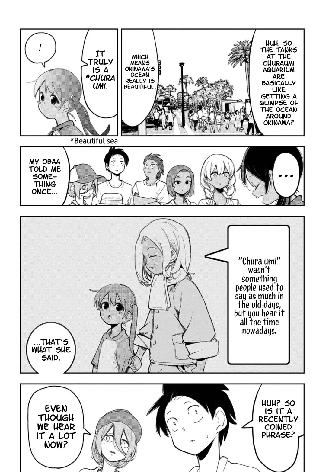 Okinawa de Suki ni Natta Ko ga Hougen Sugite Tsura Sugiru chapter 59 page 12