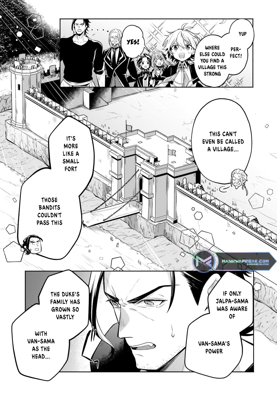 Okiraku Ryoushu no Tanoshii Ryouchi Bouei ~Seisan-kei Majutsu de Na mo na Kimura wo Saikyou no Jousai Toshi ni~ chapter 11 page 14
