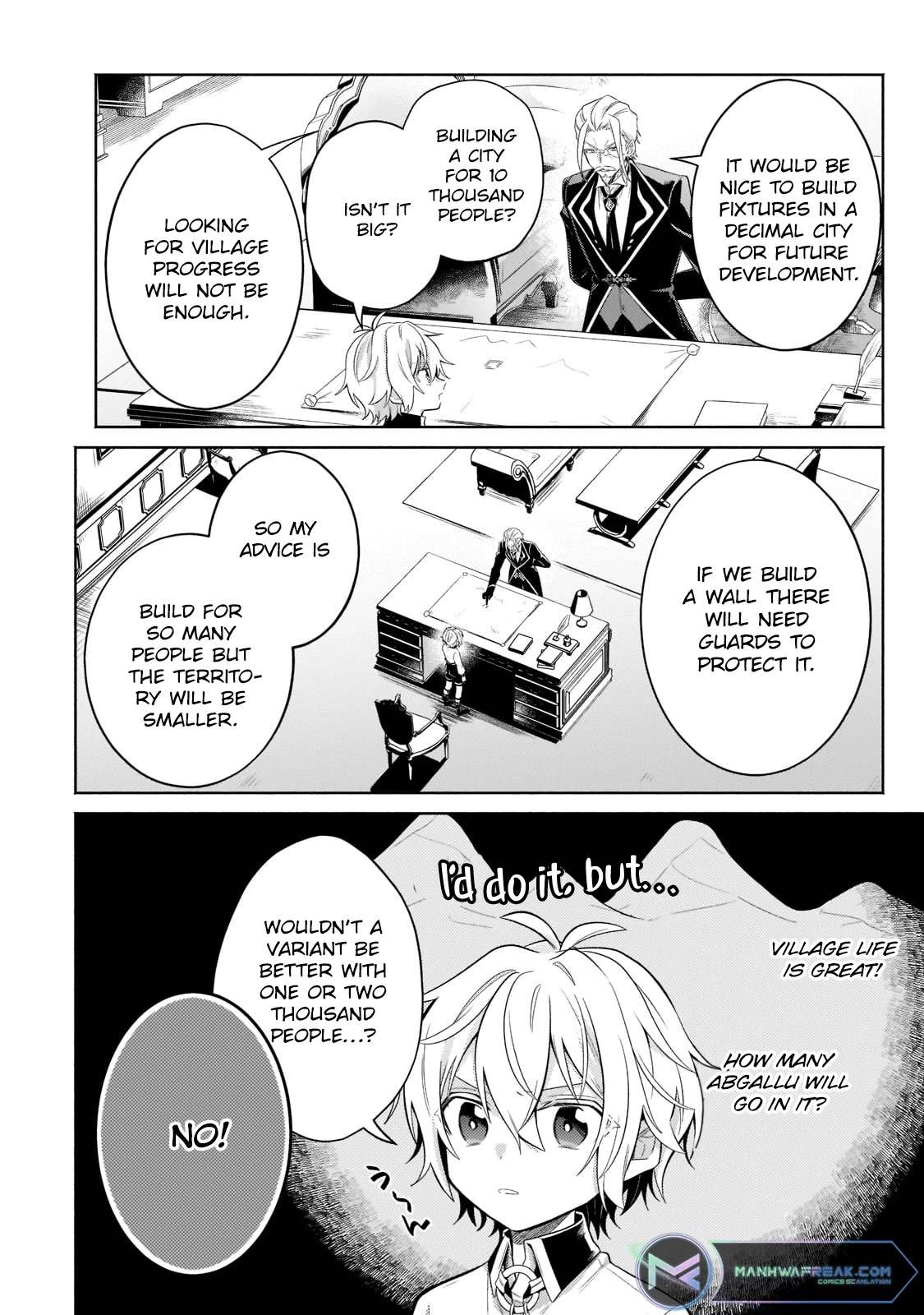 Okiraku Ryoushu no Tanoshii Ryouchi Bouei ~Seisan-kei Majutsu de Na mo na Kimura wo Saikyou no Jousai Toshi ni~ chapter 15 page 27