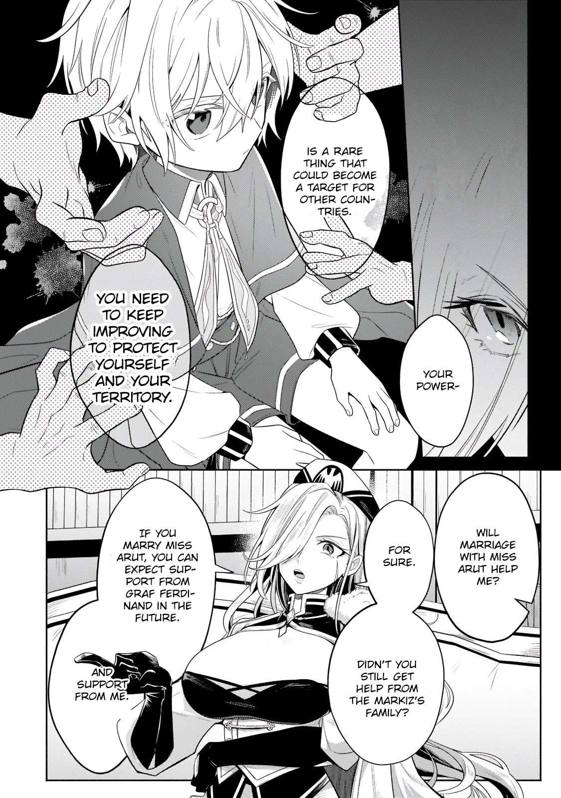 Okiraku Ryoushu no Tanoshii Ryouchi Bouei ~Seisan-kei Majutsu de Na mo na Kimura wo Saikyou no Jousai Toshi ni~ chapter 17 page 28