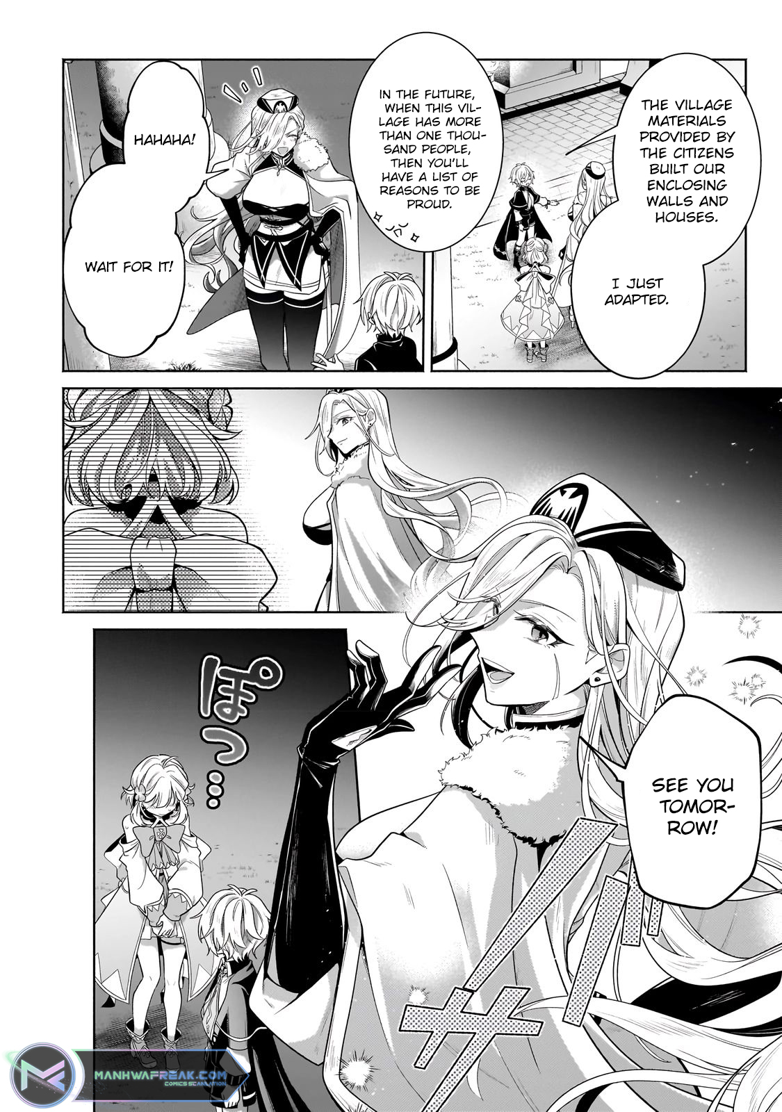 Okiraku Ryoushu no Tanoshii Ryouchi Bouei ~Seisan-kei Majutsu de Na mo na Kimura wo Saikyou no Jousai Toshi ni~ chapter 18.1 page 13