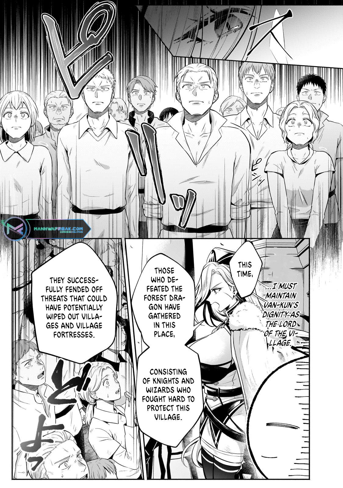 Okiraku Ryoushu no Tanoshii Ryouchi Bouei ~Seisan-kei Majutsu de Na mo na Kimura wo Saikyou no Jousai Toshi ni~ chapter 22.1 page 6