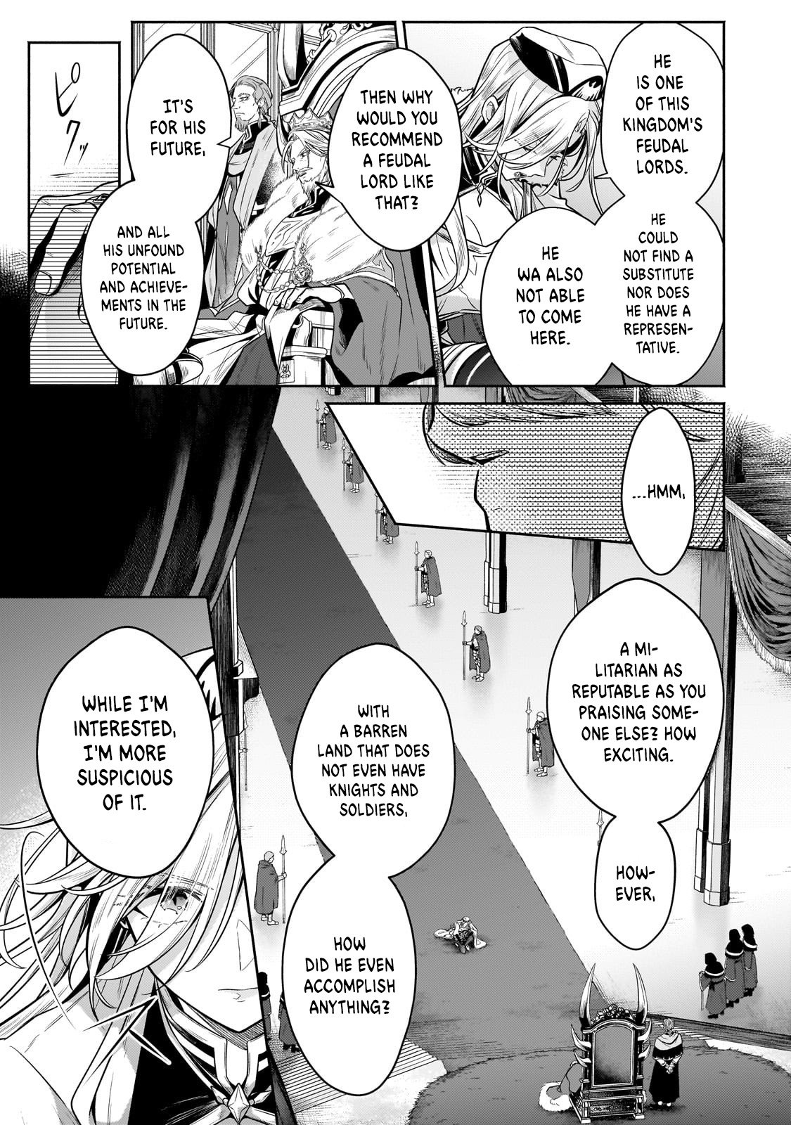 Okiraku Ryoushu no Tanoshii Ryouchi Bouei ~Seisan-kei Majutsu de Na mo na Kimura wo Saikyou no Jousai Toshi ni~ chapter 24.1 page 8