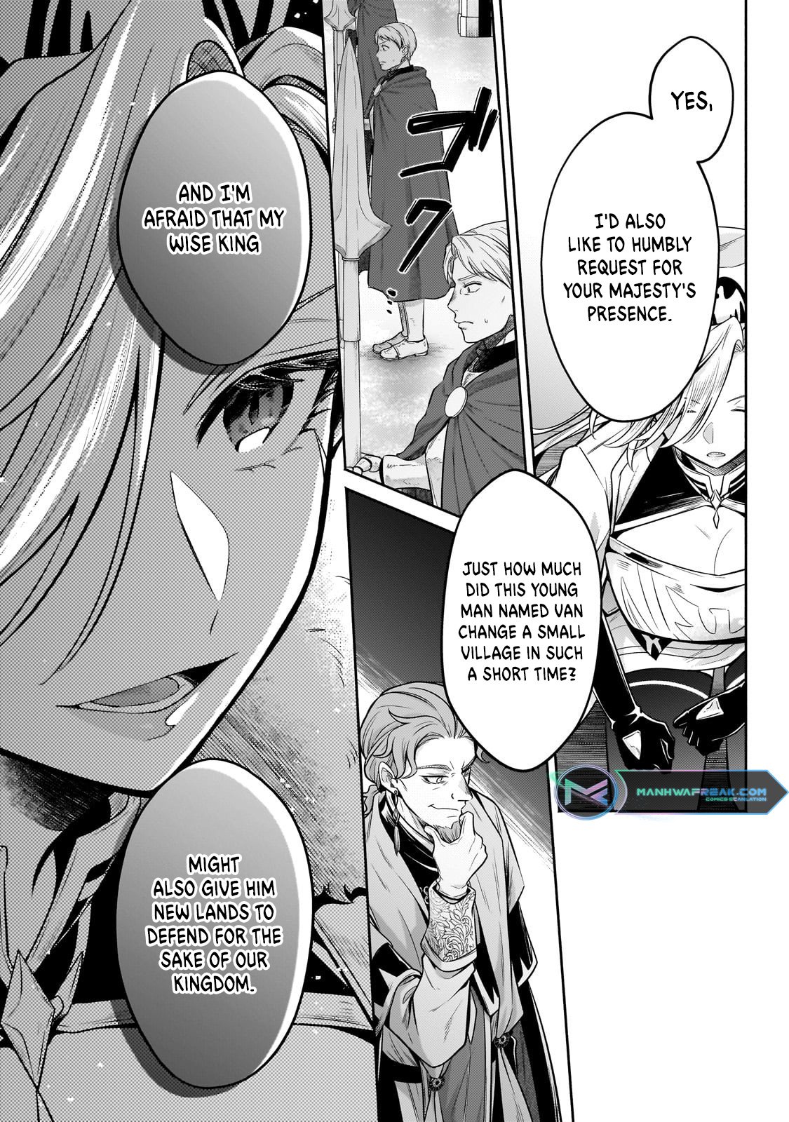 Okiraku Ryoushu no Tanoshii Ryouchi Bouei ~Seisan-kei Majutsu de Na mo na Kimura wo Saikyou no Jousai Toshi ni~ chapter 24.2 page 2