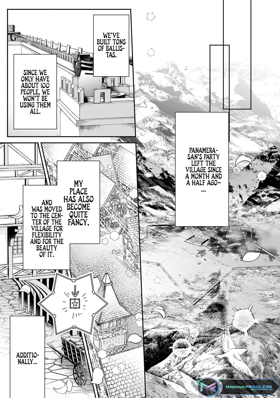 Okiraku Ryoushu no Tanoshii Ryouchi Bouei ~Seisan-kei Majutsu de Na mo na Kimura wo Saikyou no Jousai Toshi ni~ chapter 24.2 page 9