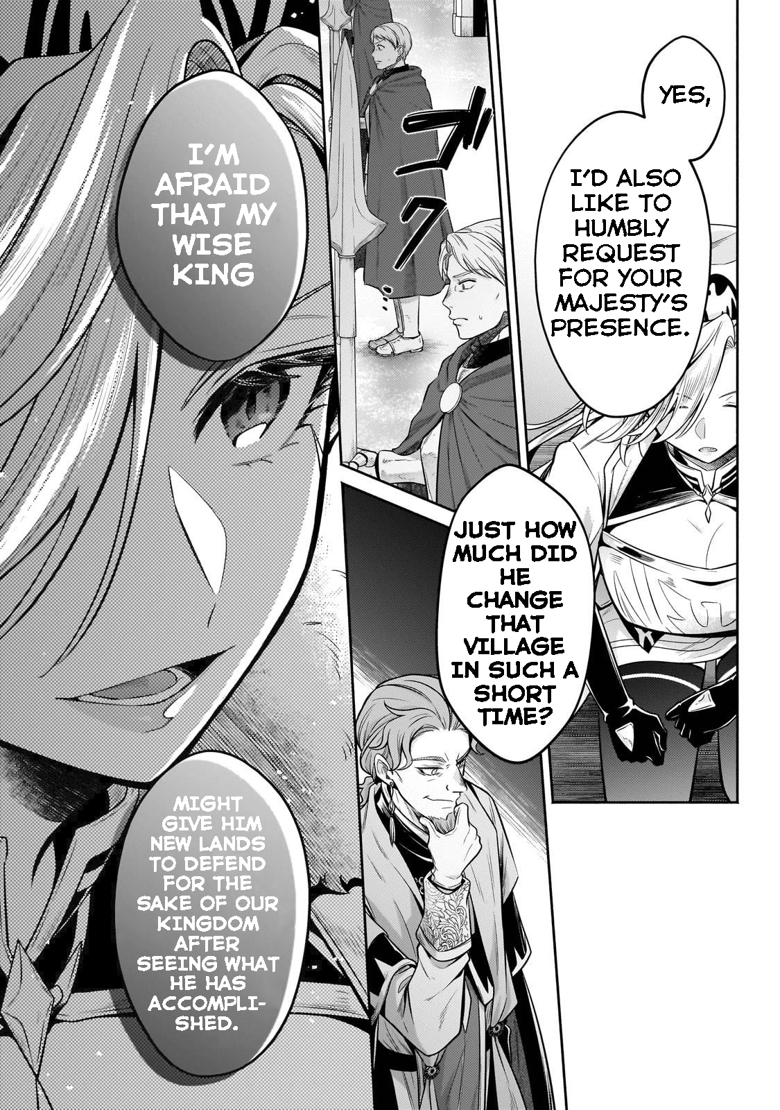 Okiraku Ryoushu no Tanoshii Ryouchi Bouei ~Seisan-kei Majutsu de Na mo na Kimura wo Saikyou no Jousai Toshi ni~ chapter 24 page 14