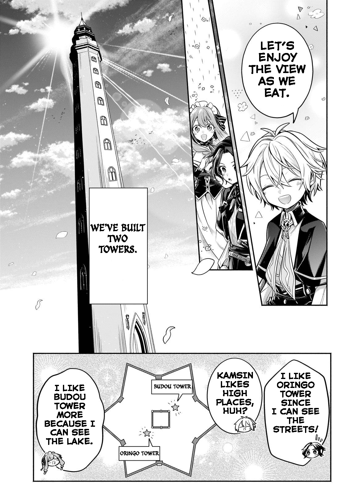 Okiraku Ryoushu no Tanoshii Ryouchi Bouei ~Seisan-kei Majutsu de Na mo na Kimura wo Saikyou no Jousai Toshi ni~ chapter 24 page 22