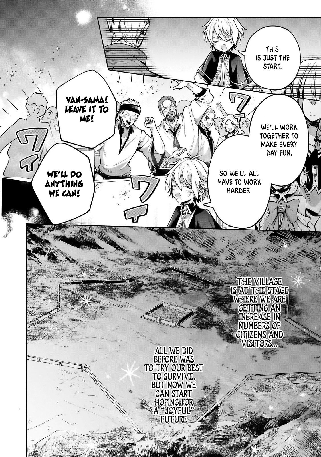 Okiraku Ryoushu no Tanoshii Ryouchi Bouei ~Seisan-kei Majutsu de Na mo na Kimura wo Saikyou no Jousai Toshi ni~ chapter 26.3 page 13