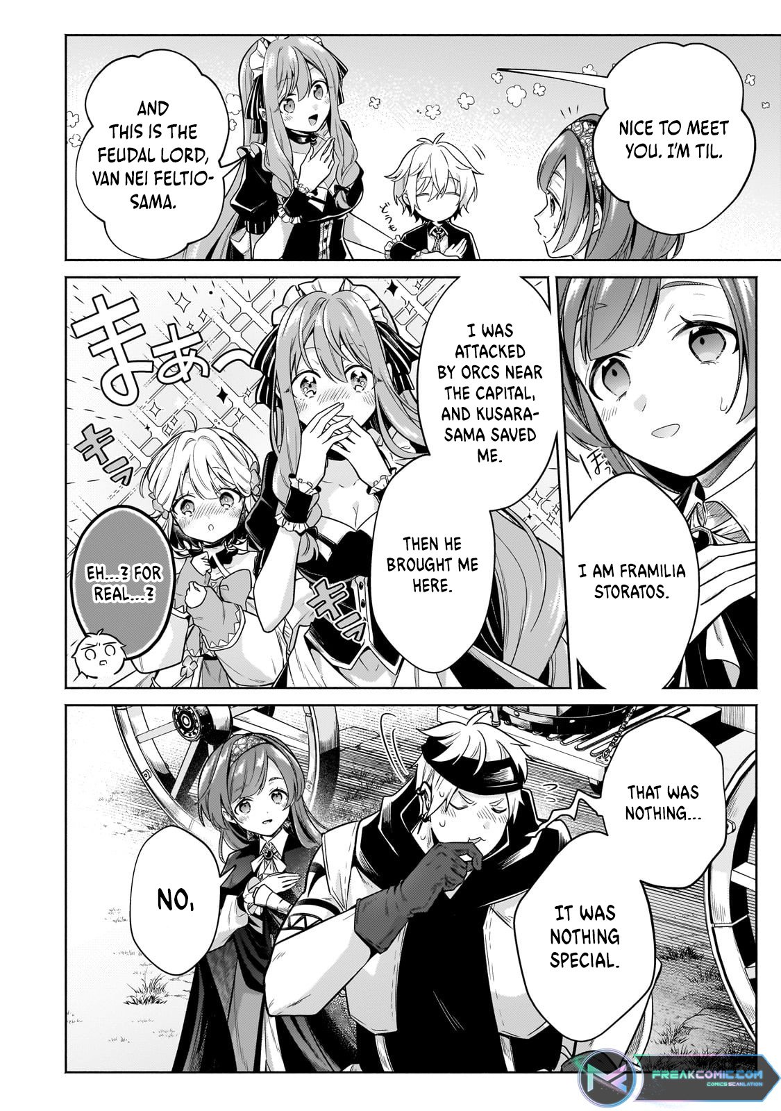 Okiraku Ryoushu no Tanoshii Ryouchi Bouei ~Seisan-kei Majutsu de Na mo na Kimura wo Saikyou no Jousai Toshi ni~ chapter 27.1 page 10