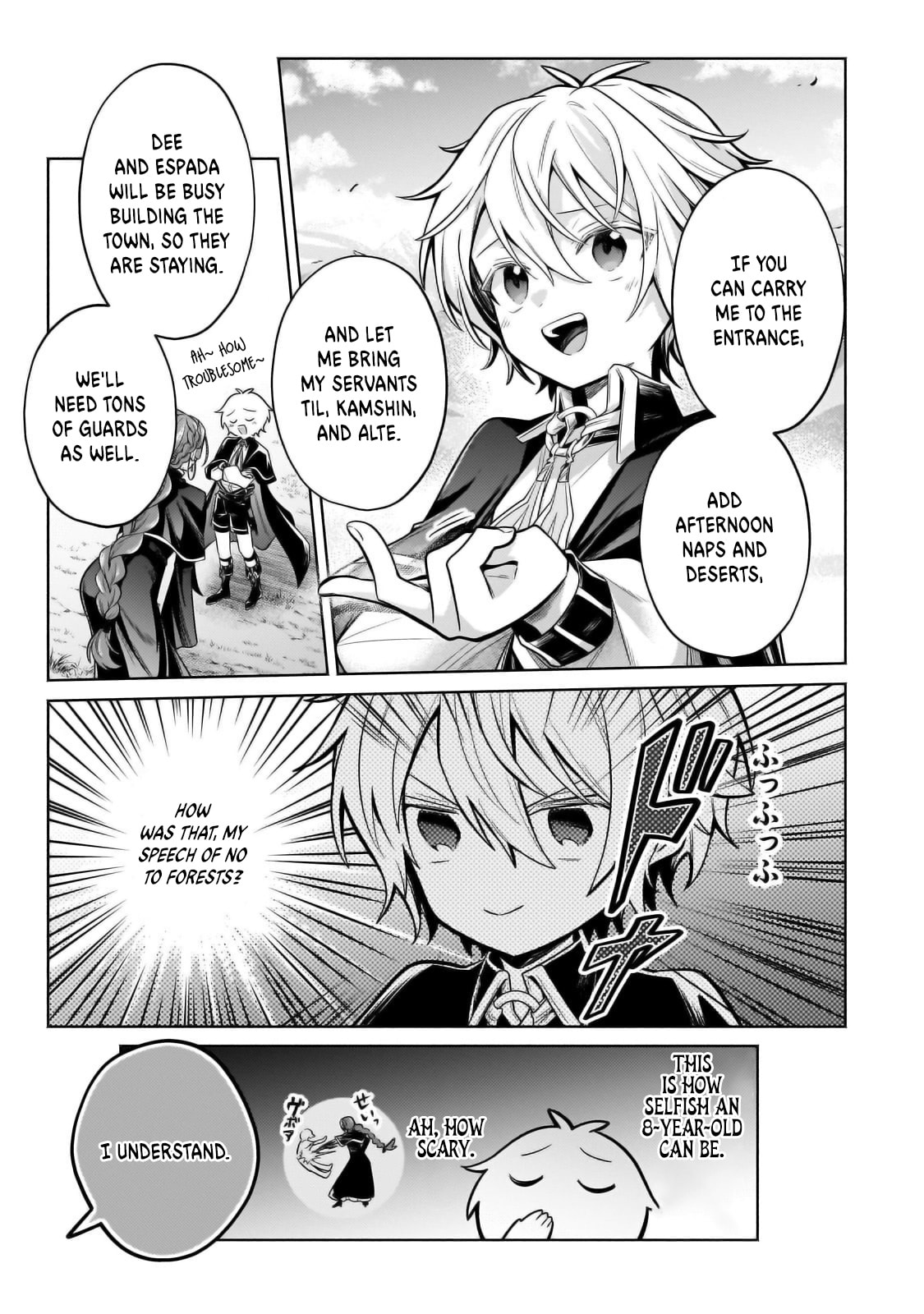 Okiraku Ryoushu no Tanoshii Ryouchi Bouei ~Seisan-kei Majutsu de Na mo na Kimura wo Saikyou no Jousai Toshi ni~ chapter 27.3 page 11