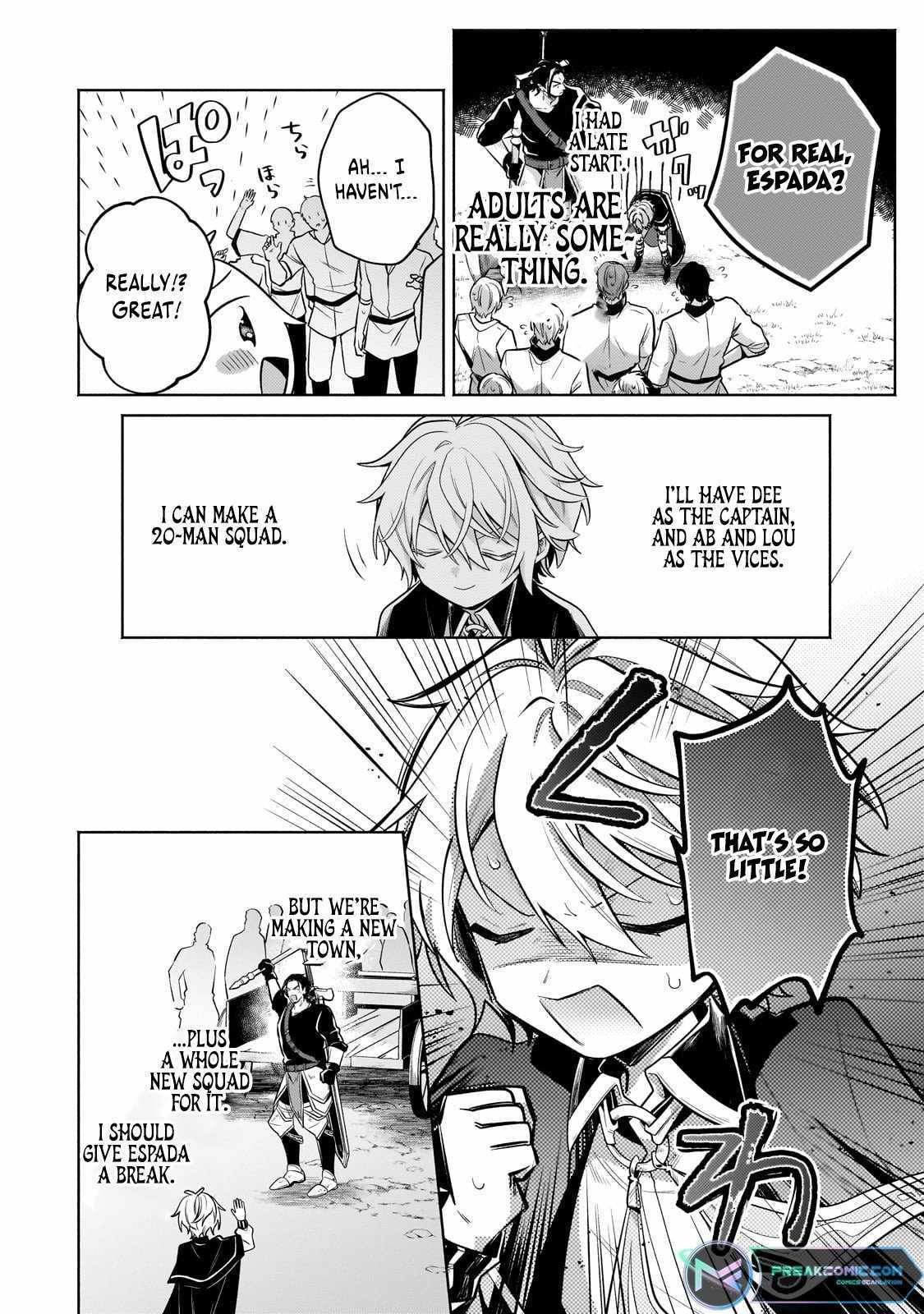 Okiraku Ryoushu no Tanoshii Ryouchi Bouei ~Seisan-kei Majutsu de Na mo na Kimura wo Saikyou no Jousai Toshi ni~ chapter 27 page 4