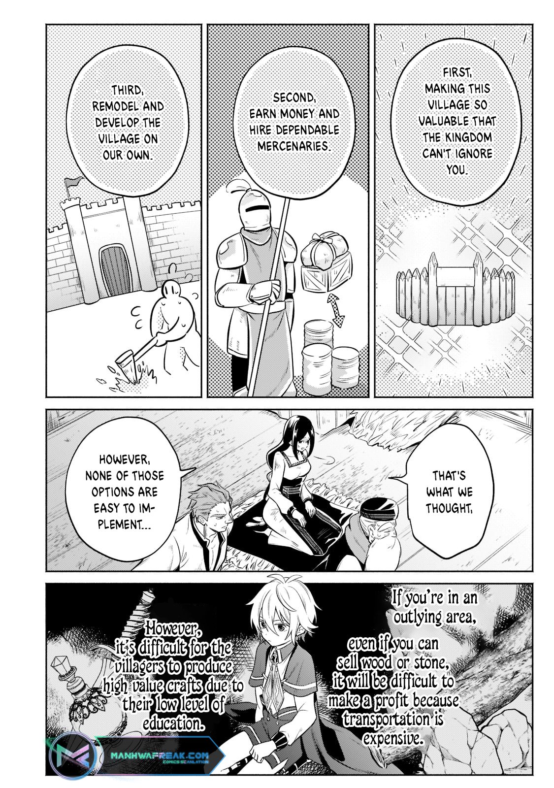 Okiraku Ryoushu no Tanoshii Ryouchi Bouei ~Seisan-kei Majutsu de Na mo na Kimura wo Saikyou no Jousai Toshi ni~ chapter 7 page 11