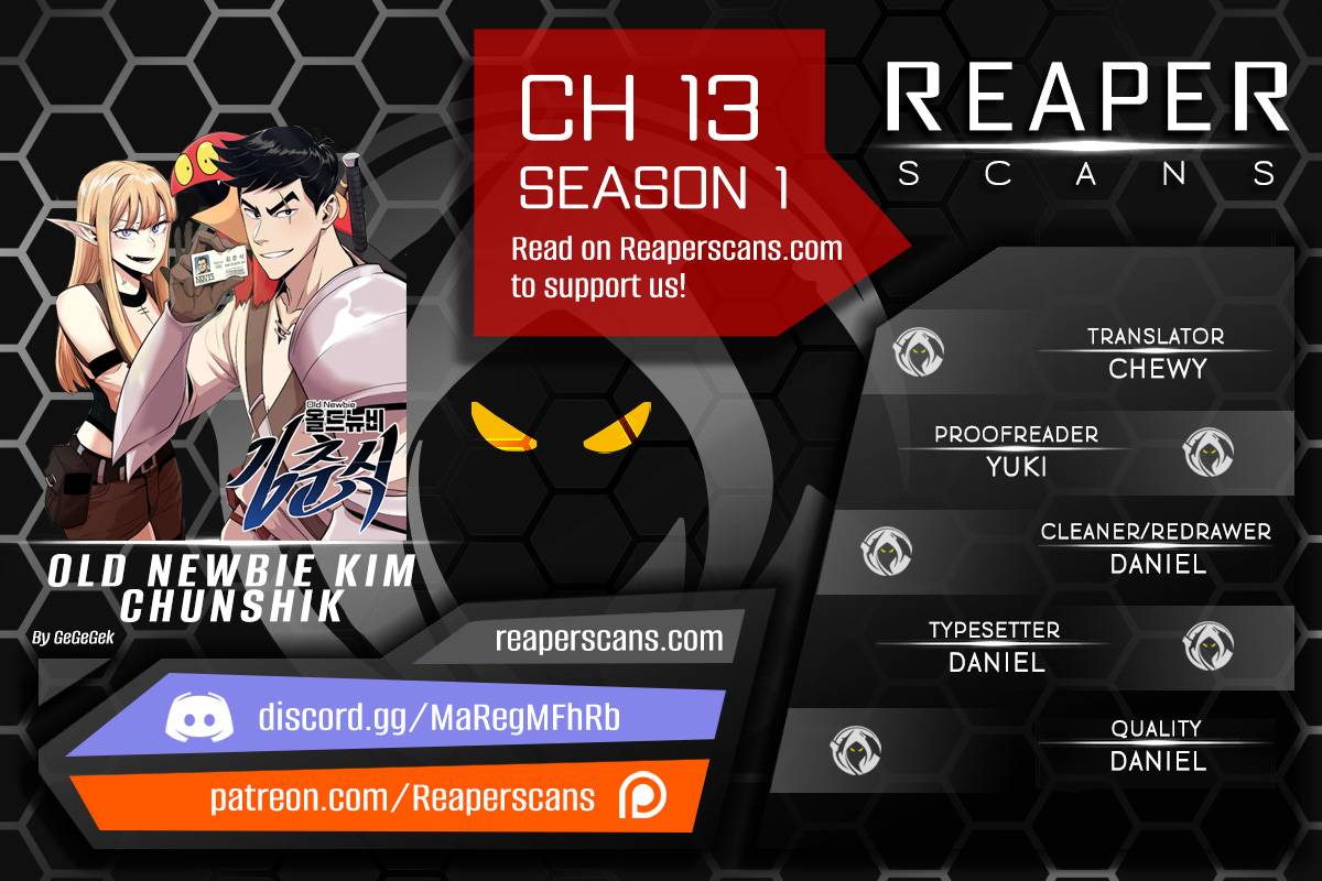 Old Newbie Kim ChunShik chapter 13 page 1