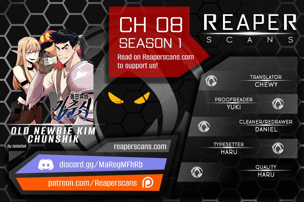 Old Newbie Kim ChunShik chapter 8 page 1