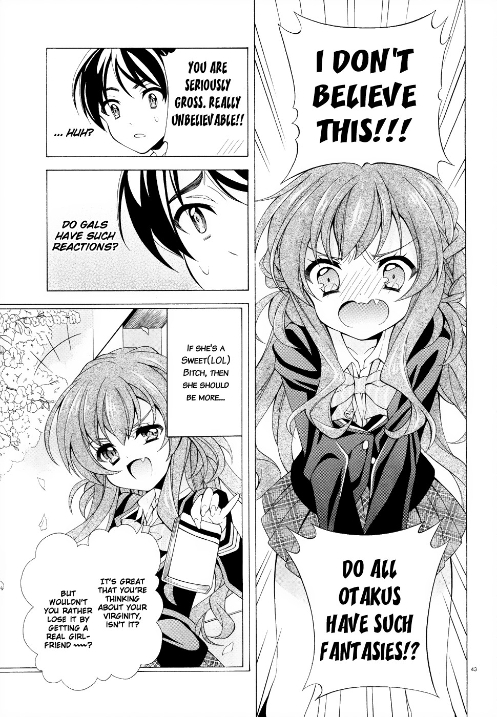 Omae o Otaku ni Shiteyaru kara, Ore o Riajuu ni Shitekure! chapter 1 page 42