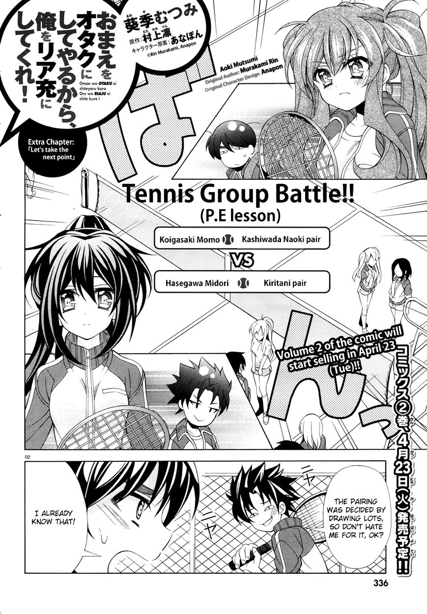 Omae o Otaku ni Shiteyaru kara, Ore o Riajuu ni Shitekure! chapter 10.5 page 2