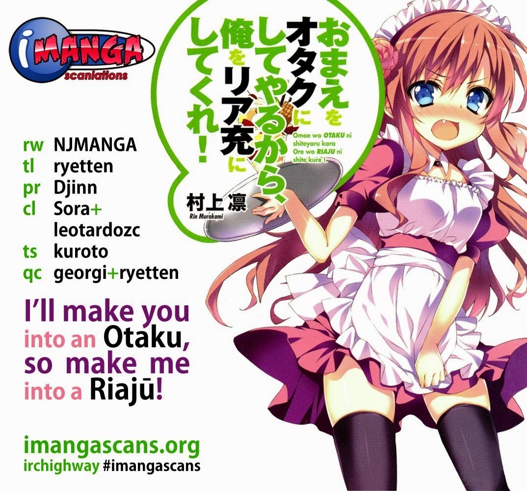 Omae o Otaku ni Shiteyaru kara, Ore o Riajuu ni Shitekure! chapter 18 page 1