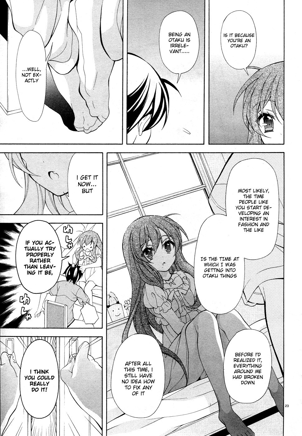 Omae o Otaku ni Shiteyaru kara, Ore o Riajuu ni Shitekure! chapter 18 page 24