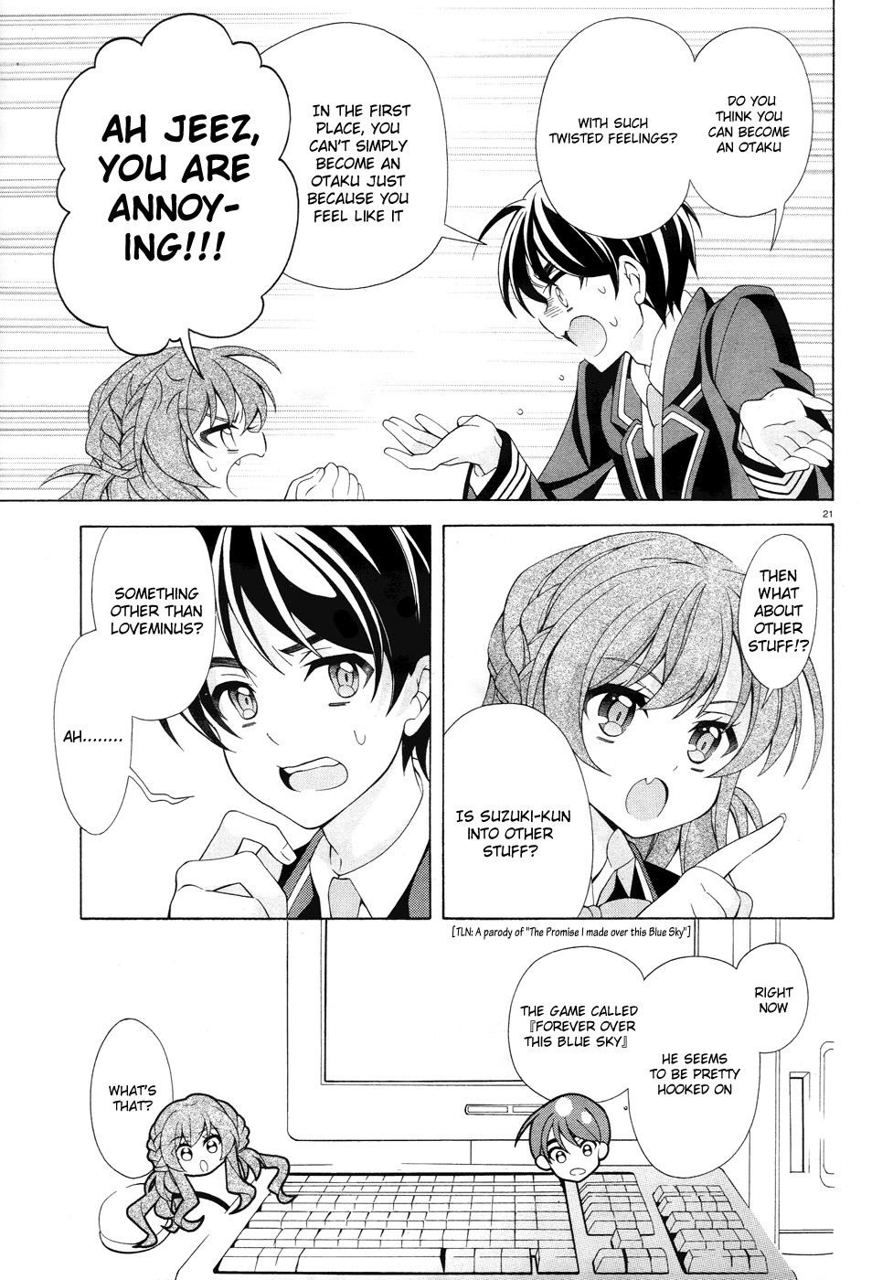 Omae o Otaku ni Shiteyaru kara, Ore o Riajuu ni Shitekure! chapter 2 page 22