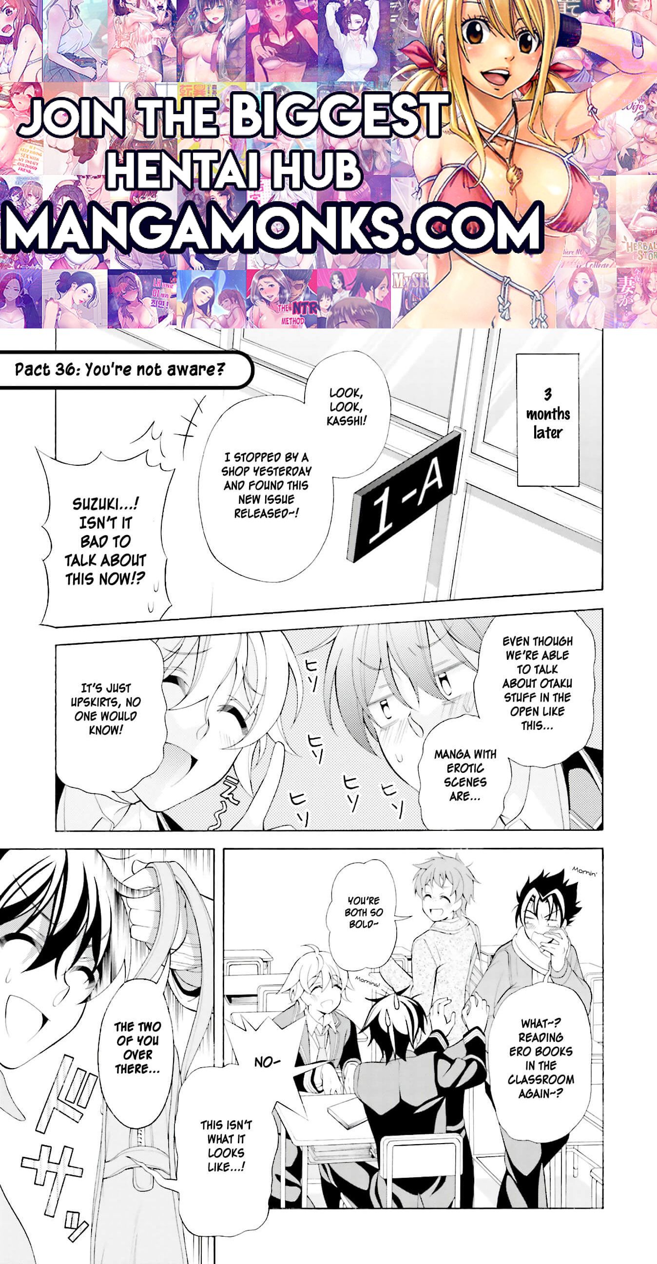 Omae o Otaku ni Shiteyaru kara, Ore o Riajuu ni Shitekure! chapter 36 page 1