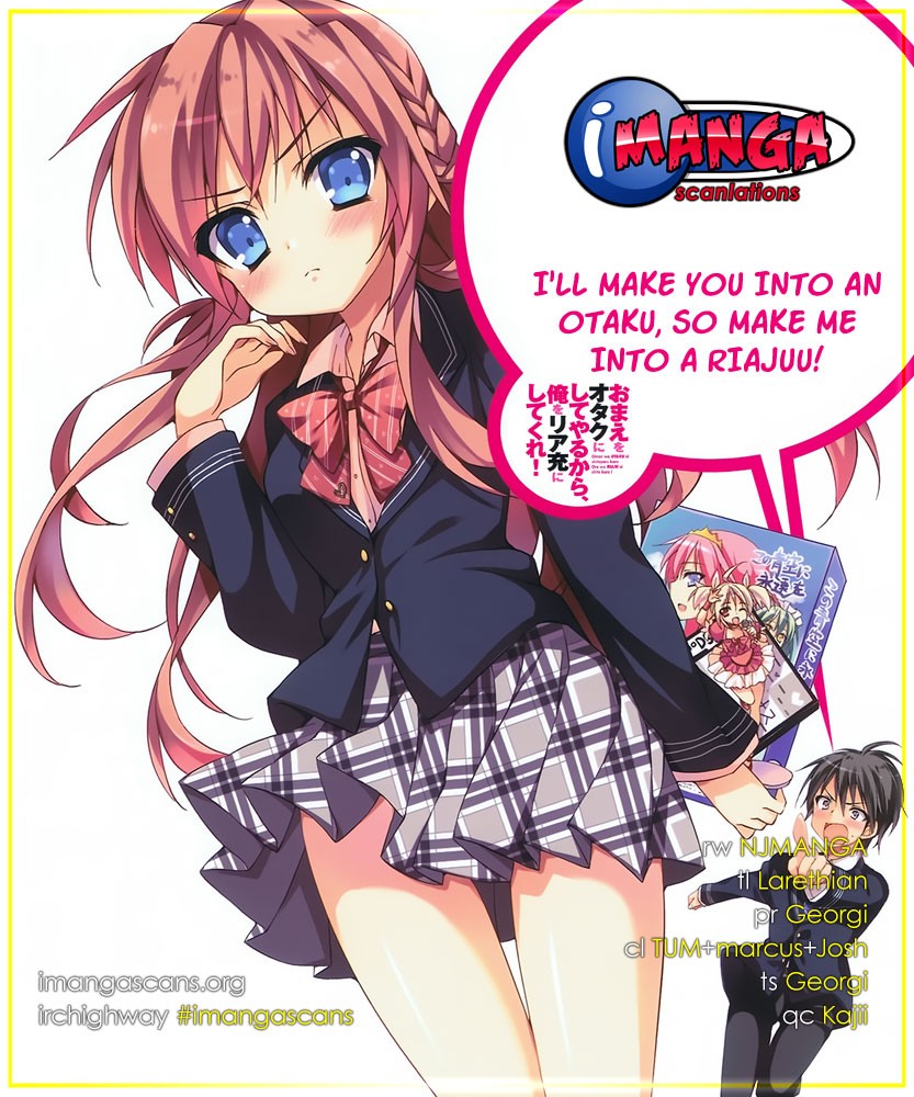 Omae o Otaku ni Shiteyaru kara, Ore o Riajuu ni Shitekure! chapter 4 page 1